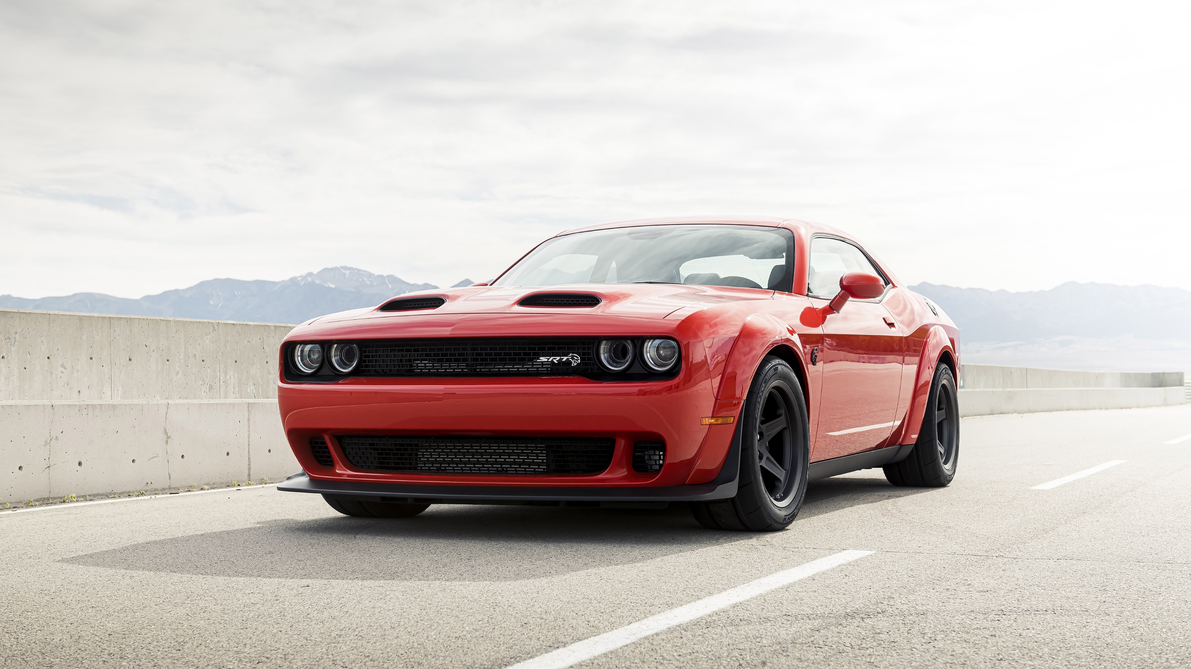 Dodge Challenger 4k, Bold and powerful, Muscle car heritage, Aggressive styling, 3840x2160 4K Desktop