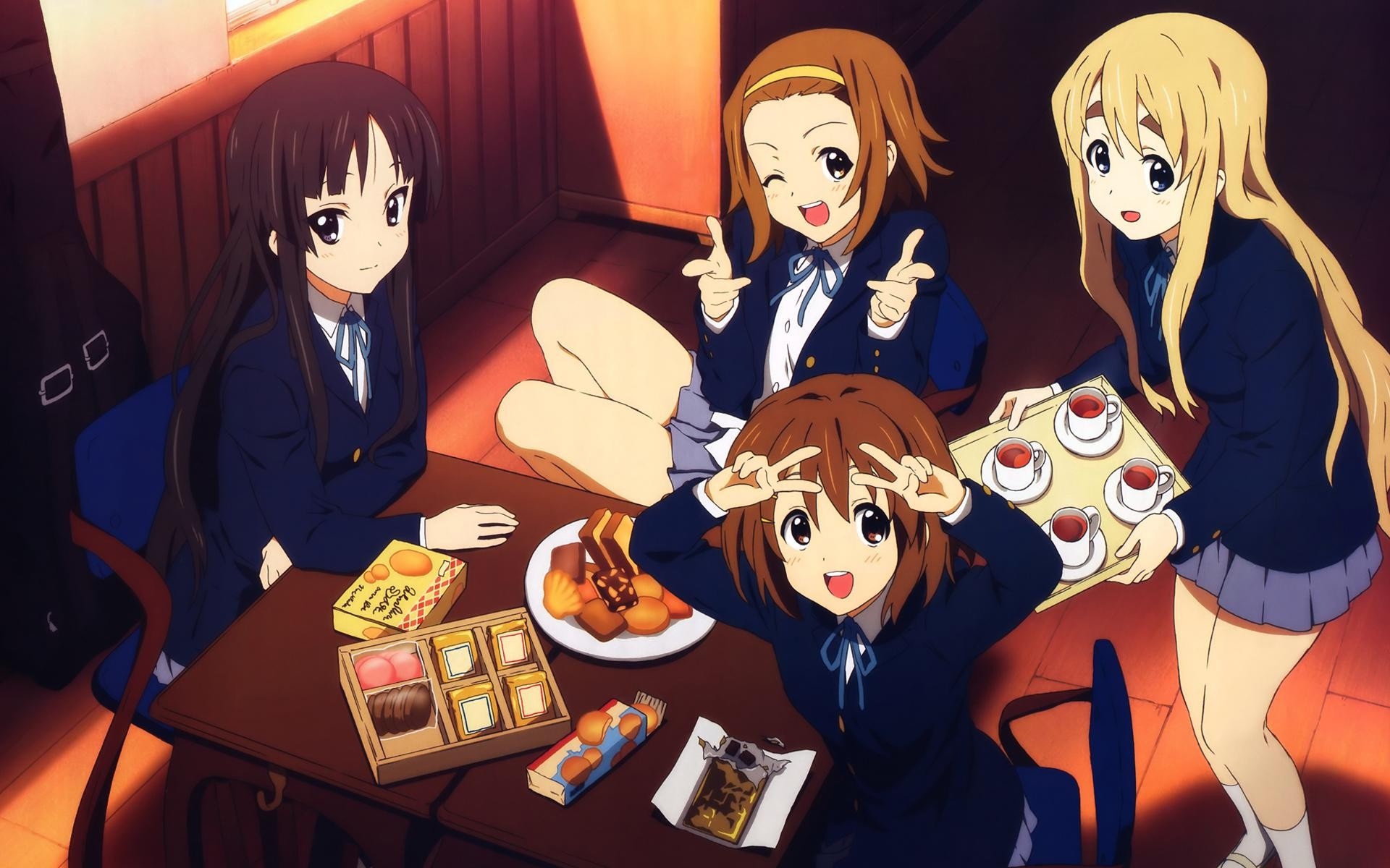 K-On!, Anime girls, Yui, Mio, Tsumugi, 1920x1200 HD Desktop