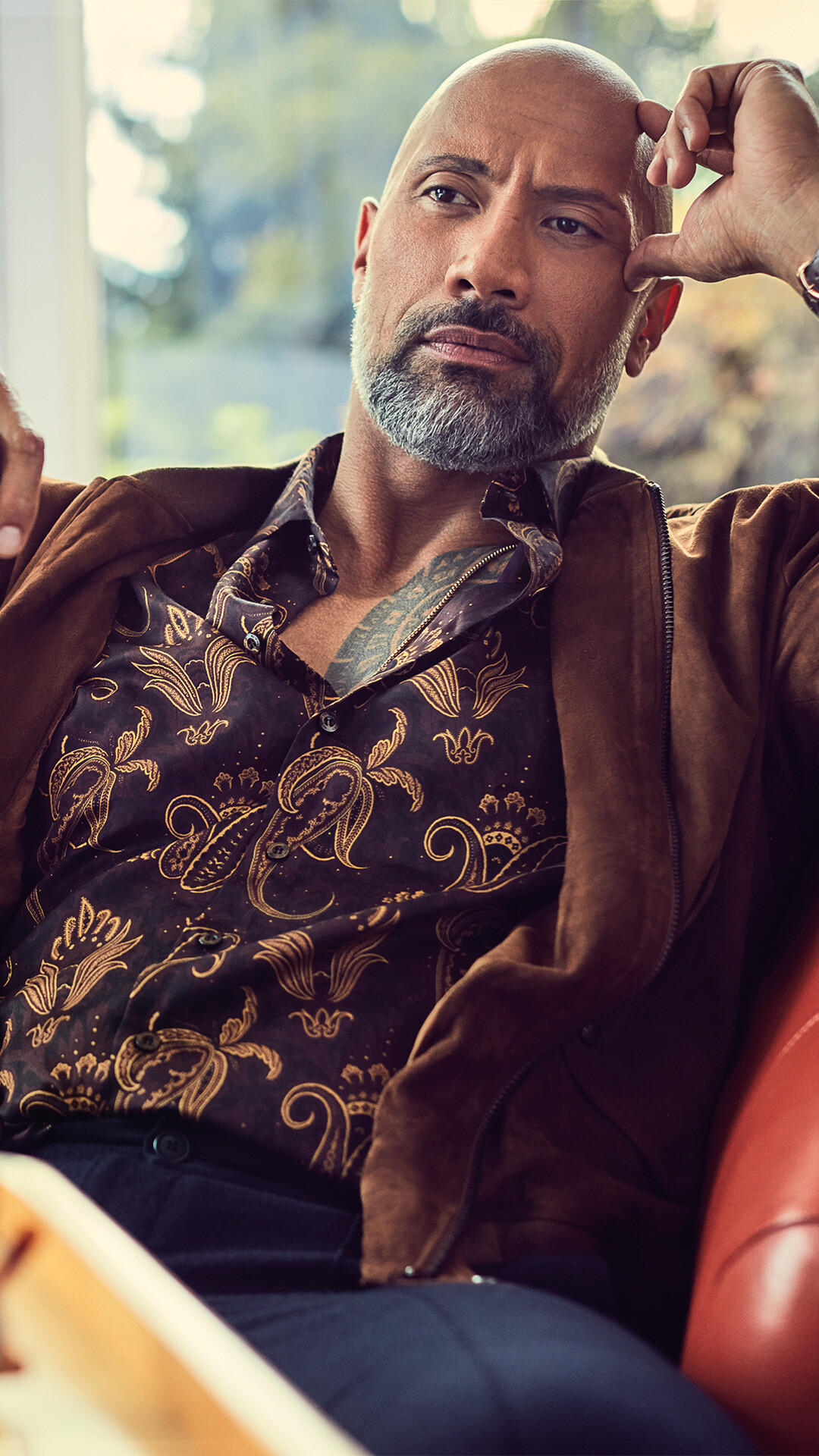 Dwayne Johnson, InStyle 2017, HD wallpapers, 1080x1920 Full HD Phone