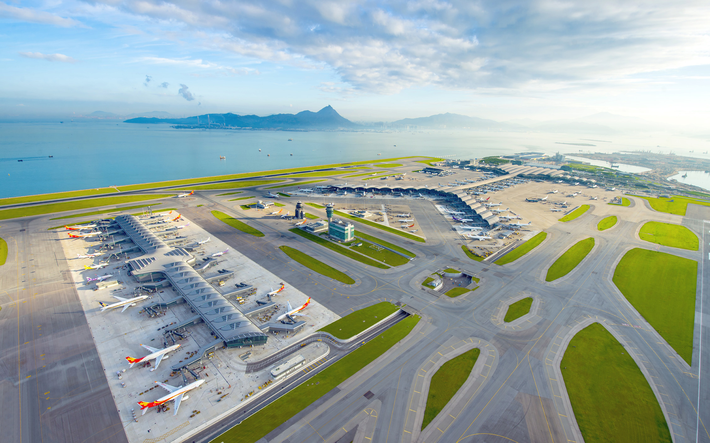 Hong Kong International Airport, Sustainable future, Net zero emissions, Environmental commitment, 2270x1420 HD Desktop