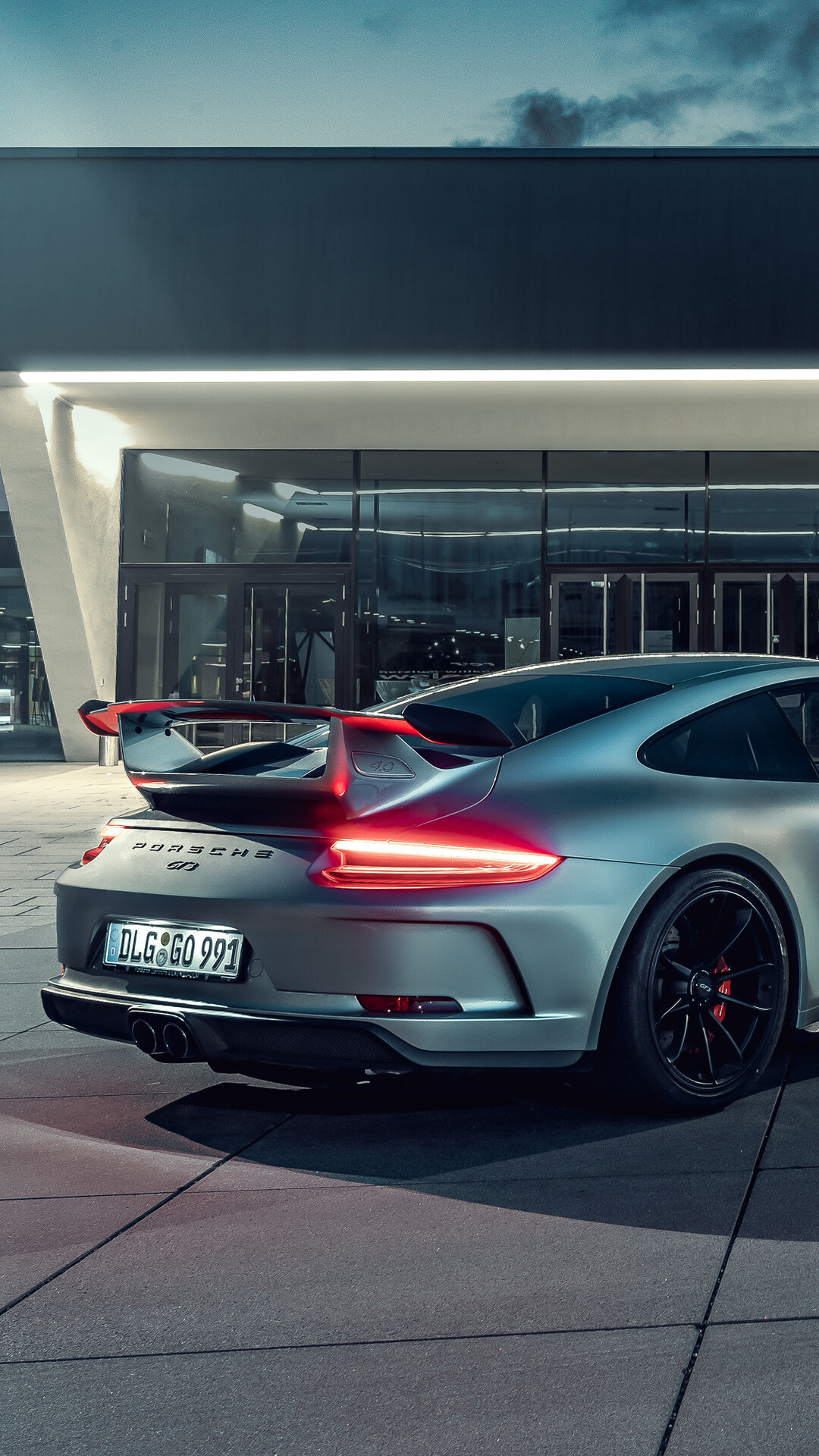 GT3 (Auto), Porsche GT3, Rckansicht in 4K, HD Hintergrundbilder, iPhone 7, 1080x1920 Full HD Handy