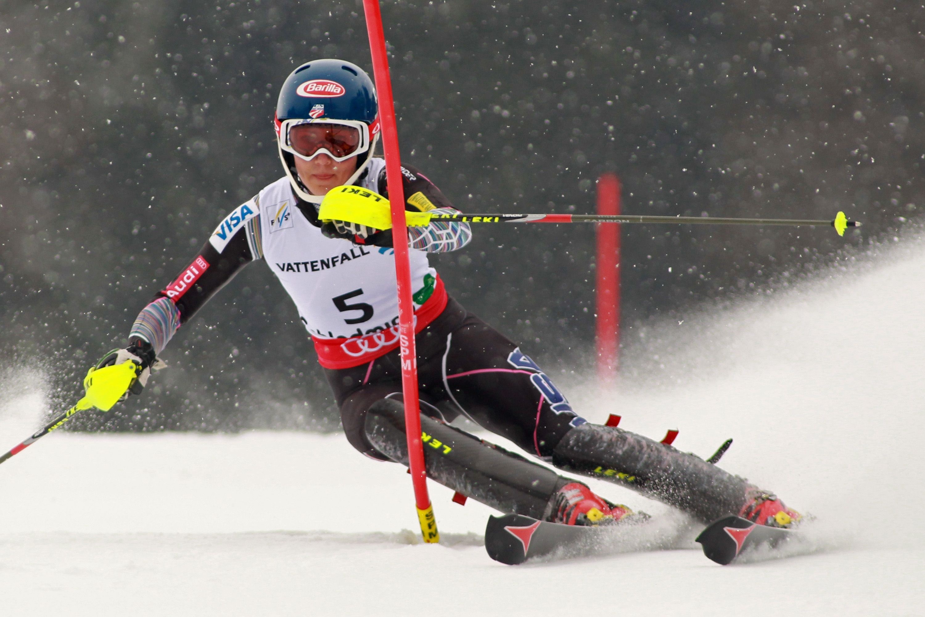 Slalom: Ski Racing, Discipline involving downhill between poles or gates, Extreme sports. 3000x2000 HD Wallpaper.