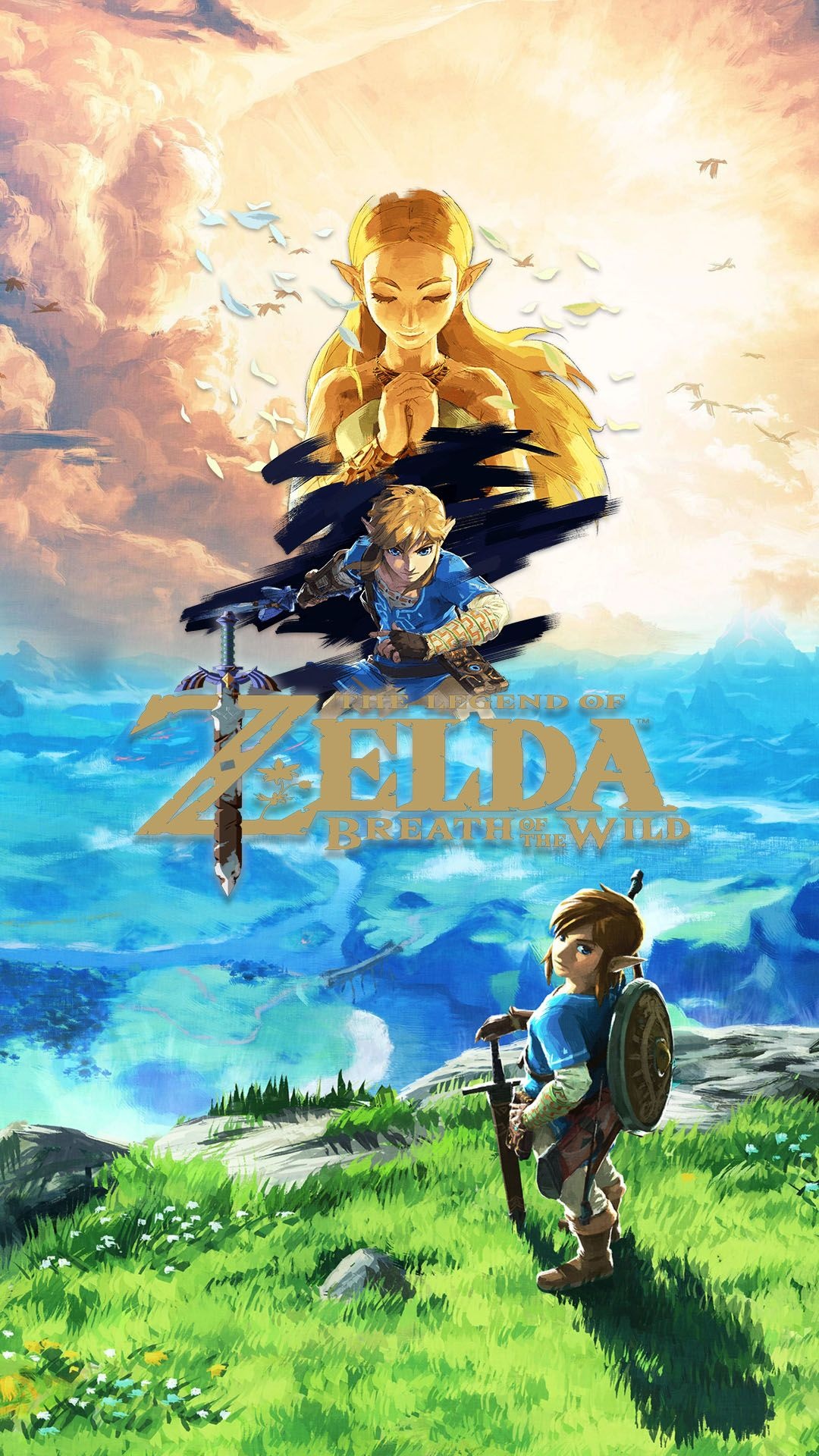 Phone wallpapers, Iconic Zelda, Mobile backgrounds, 1080x1920 Full HD Phone