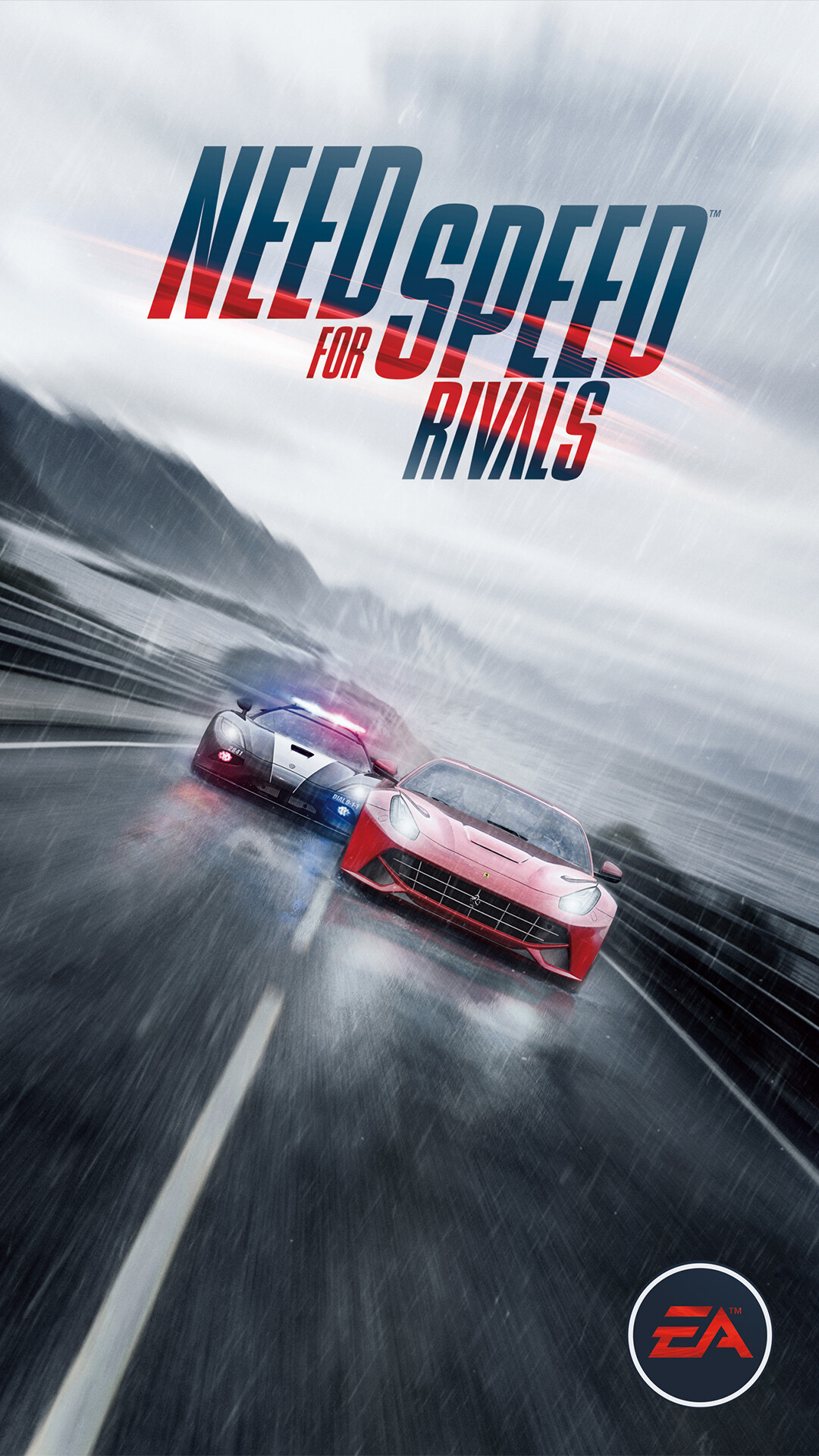 Need for Speed: NFS: Rivals, The debut title for Ghost Games. 1080x1920 Full HD Background.
