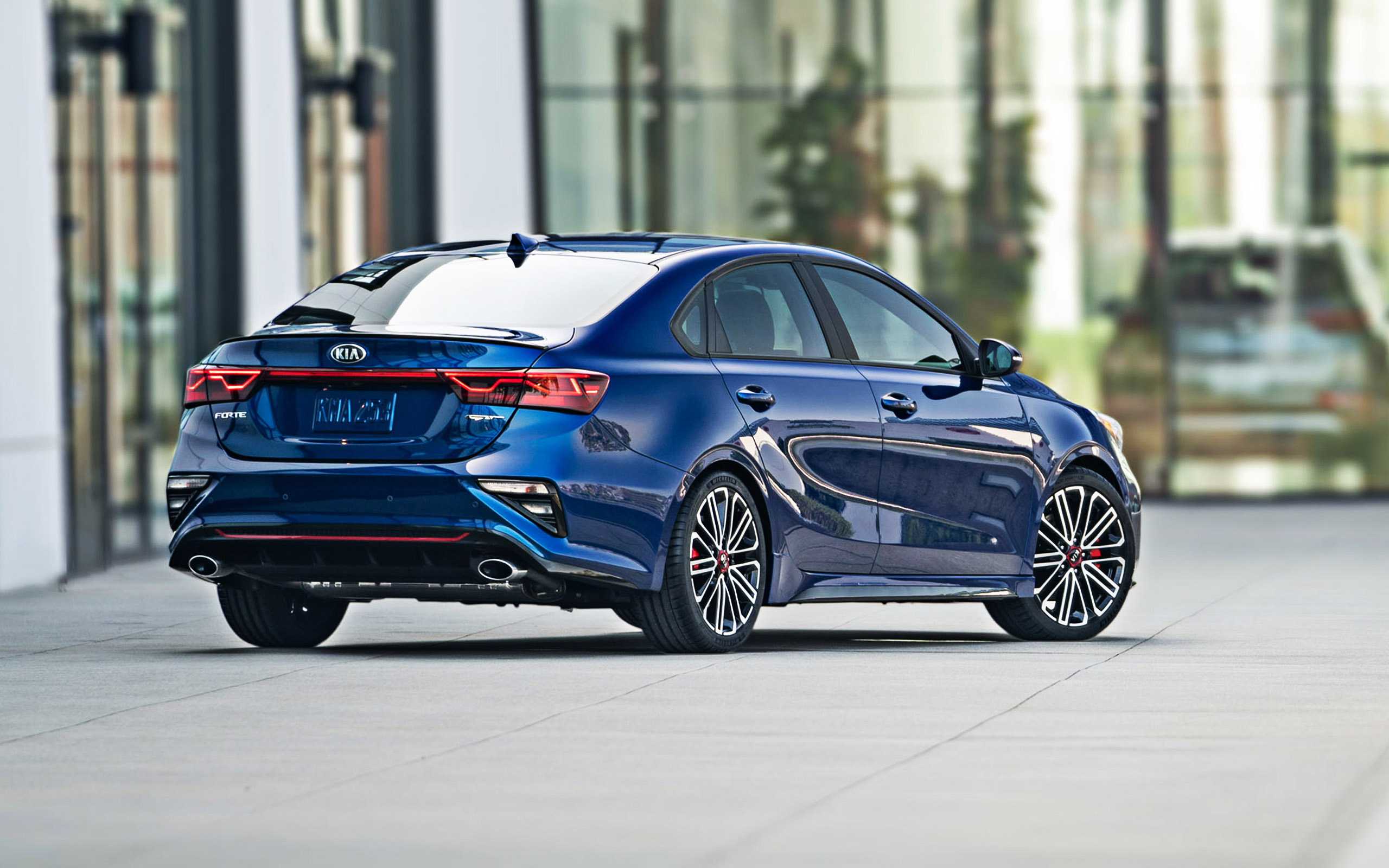 Kia Forte, 2020 GT sport, New blue sedan, 2560x1600 HD Desktop