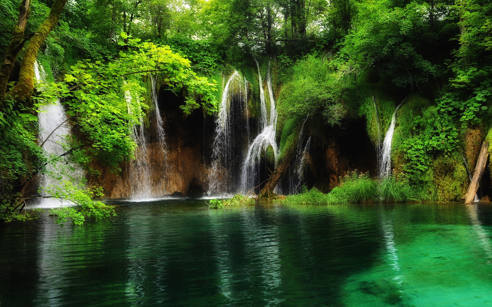 Plitvice Lakes National Park, Travels, Croatia, HD wallpapers, 1920x1200 HD Desktop