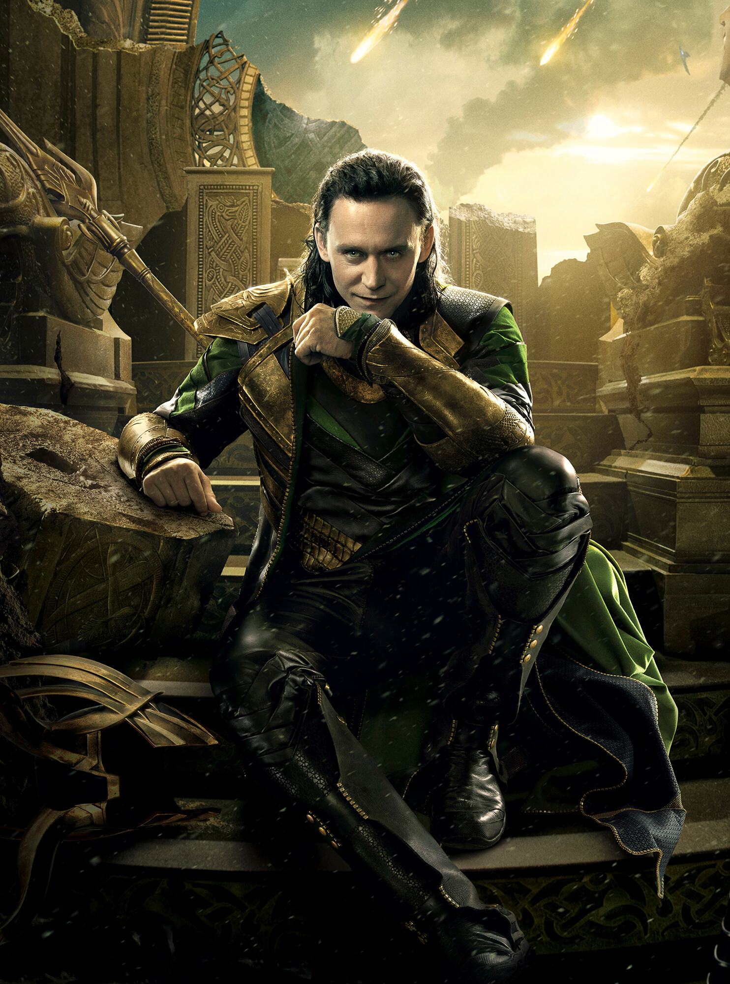 Loki: Ruled Asgard disguised as Odin from 2013 to 2017, God of Mischief. 1490x2000 HD Background.
