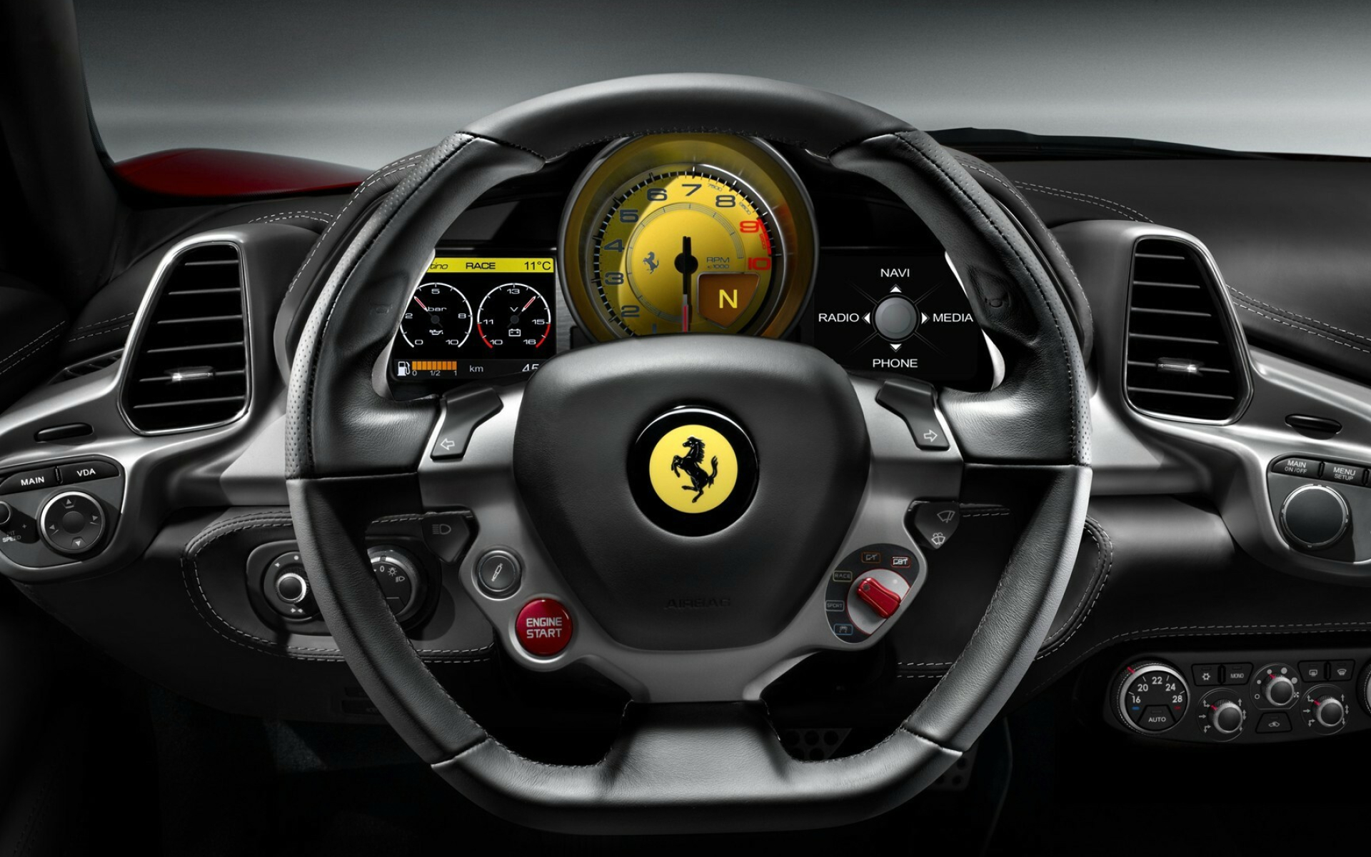 Ferrari: An Italian luxury sports car manufacturer that is today renowned all over the world. 1920x1200 HD Wallpaper.