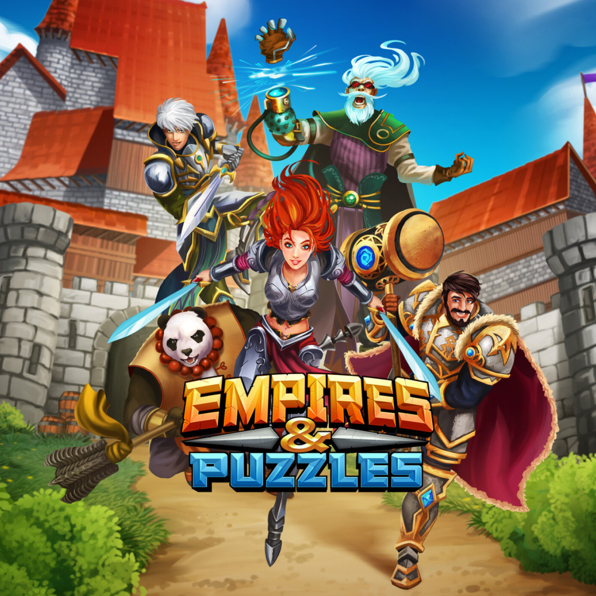 Empires and Puzzles, Key art, 1920x1920 HD Phone