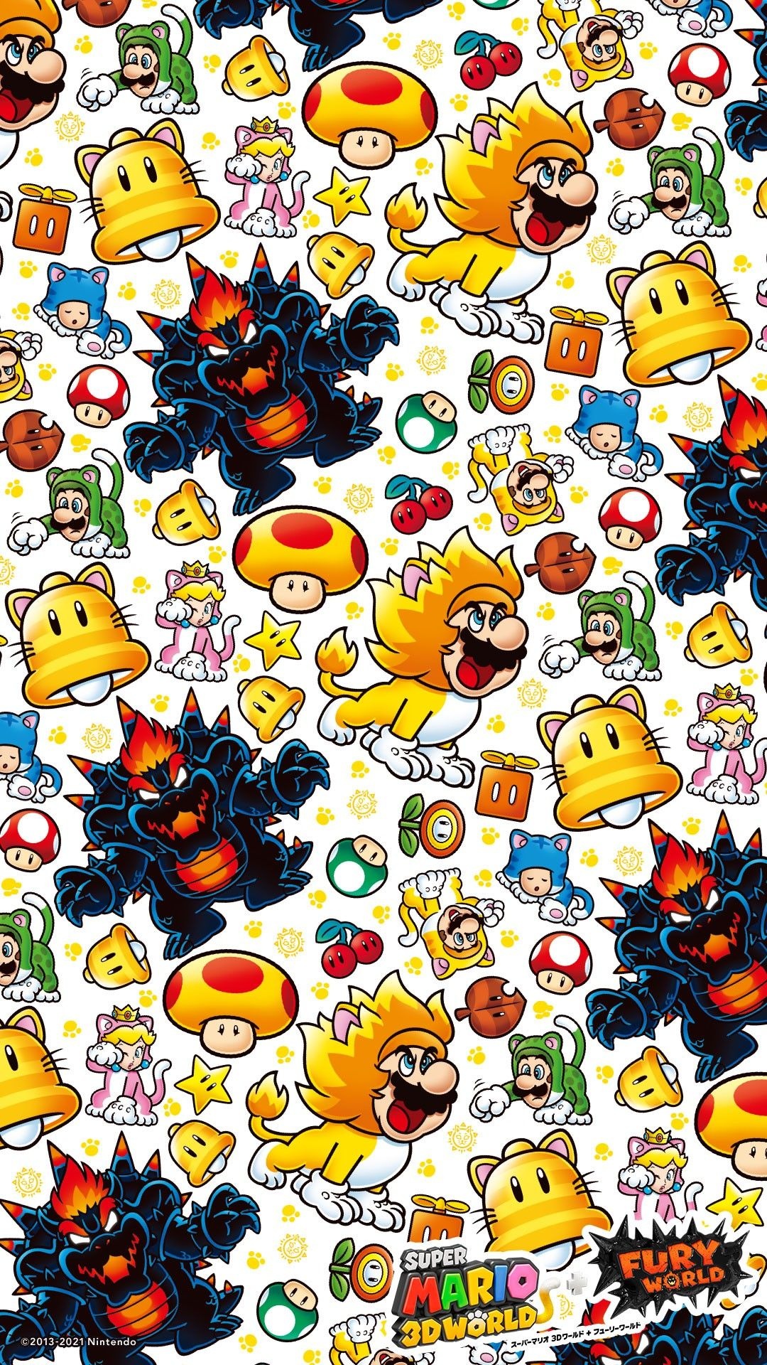 Super Mario, Bowsers Fury, Fun-filled adventure, Gaming excitement, 1080x1920 Full HD Phone