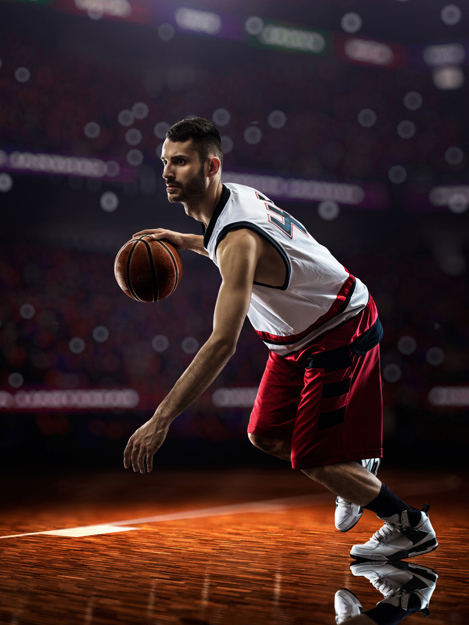 Basketballsport, 4K Wallpaper von Basketballspielern, Sporttapeten, 1540x2050 HD Handy