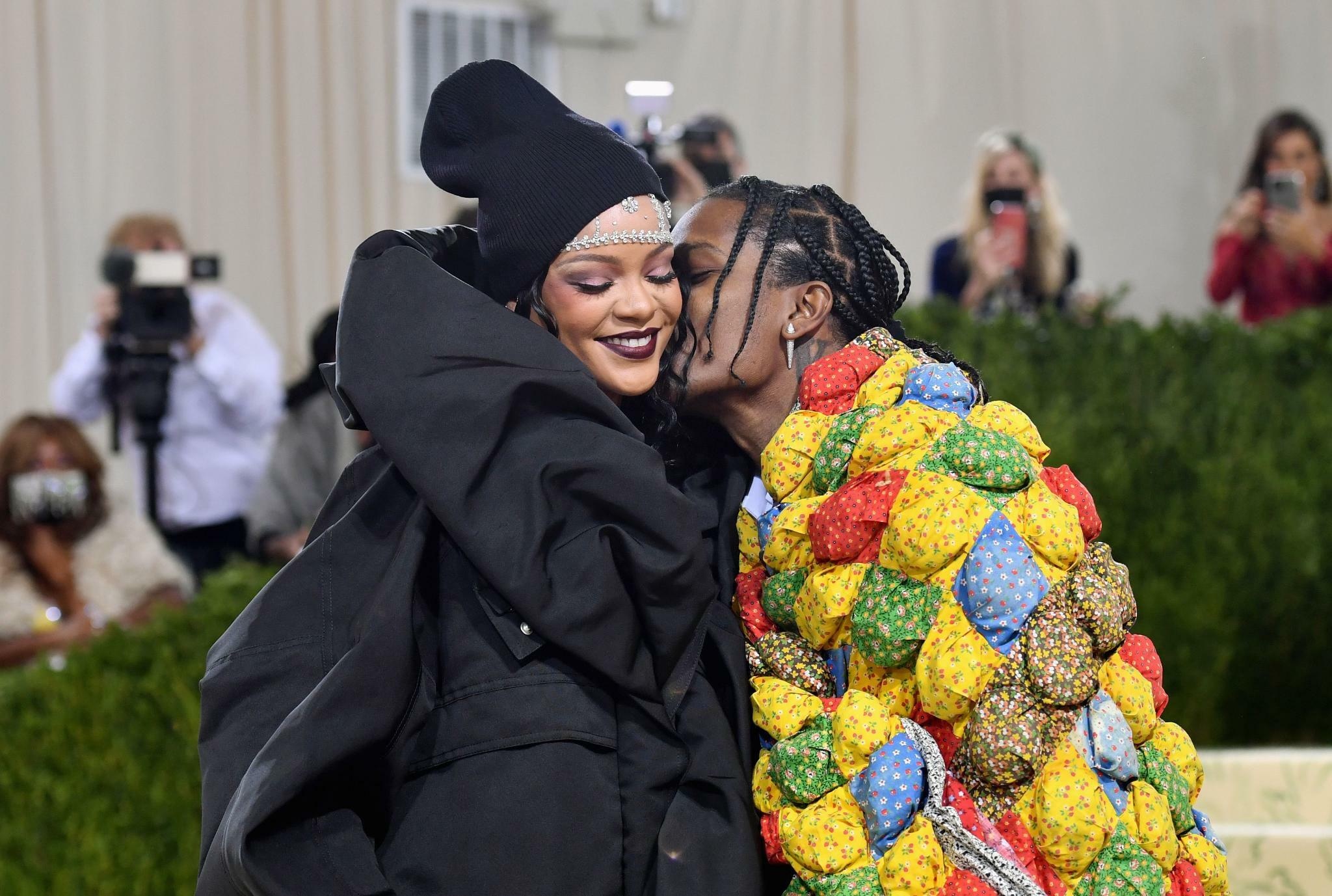 Rihanna and ASAP Rocky: Pop star, The second-best-selling female music artist of all time. 2050x1380 HD Wallpaper.