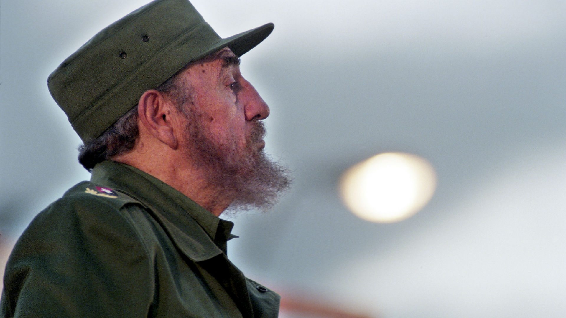 Fidel Castro: Professed to be Marxist after assuming leadership of Cuba. 1920x1080 Full HD Background.