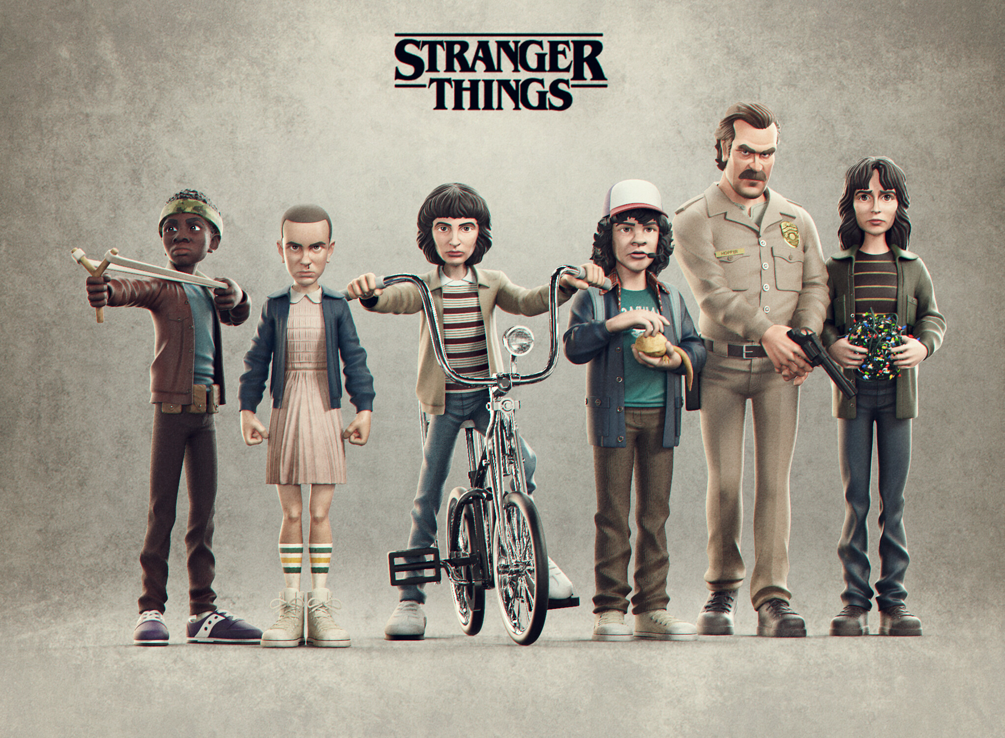 Stranger Things: Season 4, TV show, Dustin Henderson, Lucas Sinclair. 2050x1500 HD Wallpaper.
