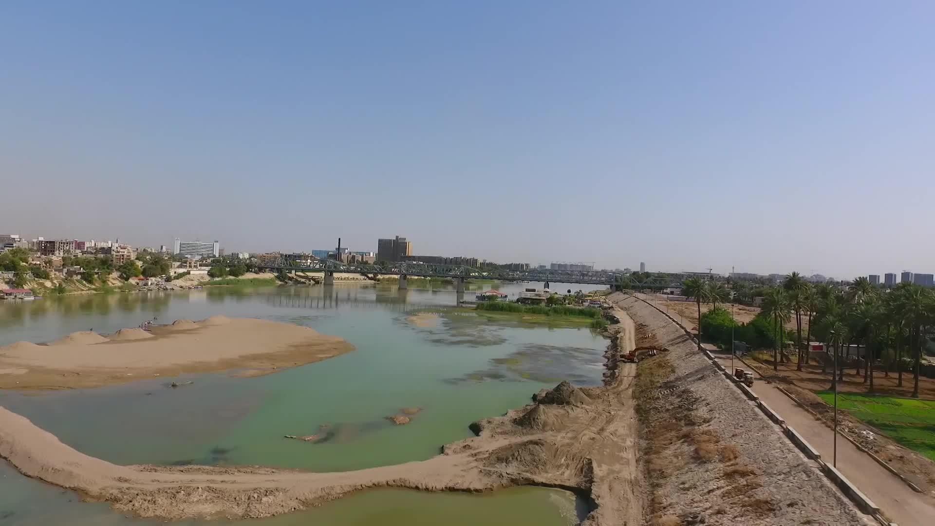Tigris River, Iraq, Water flow, Turkey, 1920x1080 Full HD Desktop