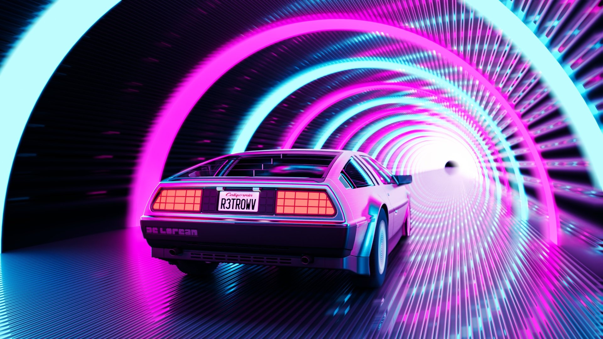 Delorean DMC 12, Back to the Future, HD wallpapers, Background images, 1920x1080 Full HD Desktop