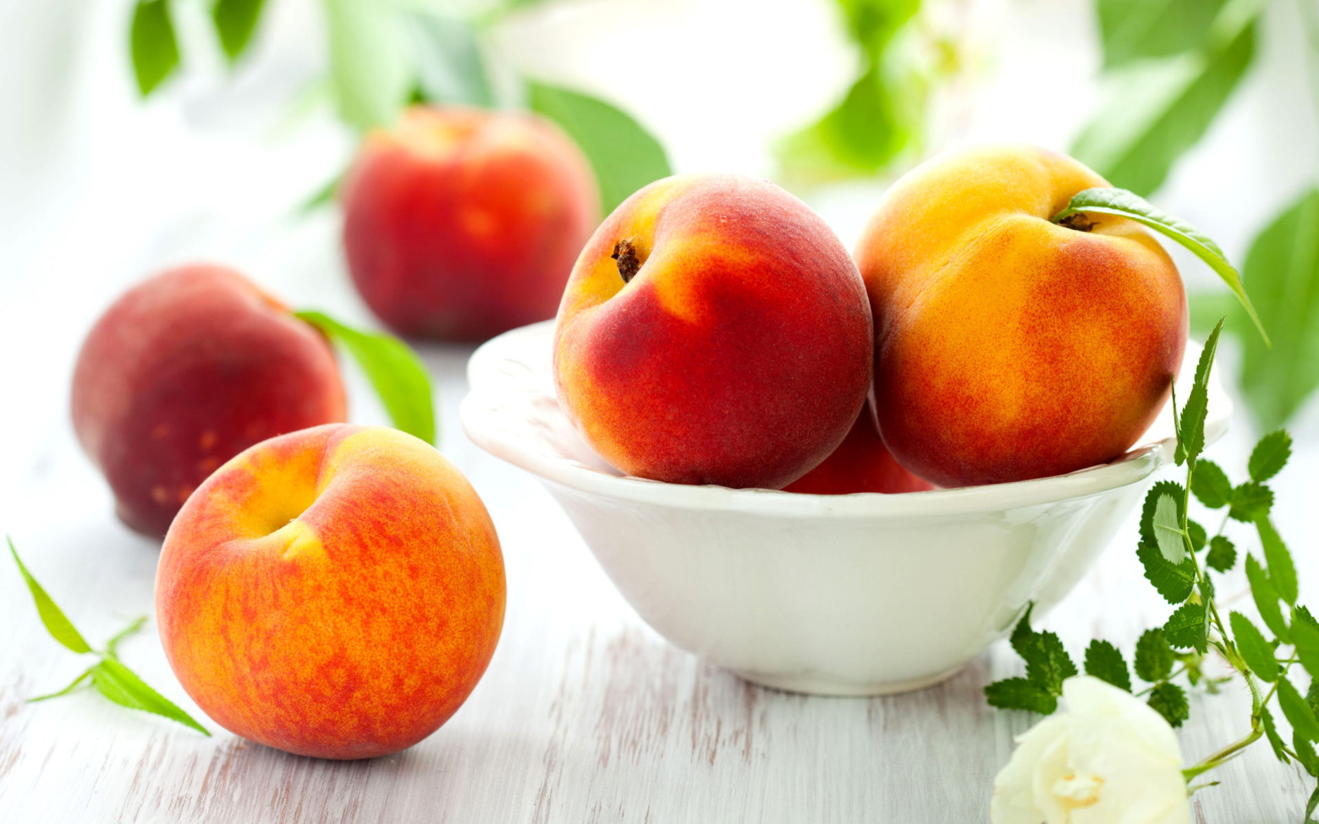 Peach: Packed with numerous health-promoting compounds, minerals, and vitamins. 1920x1200 HD Wallpaper.