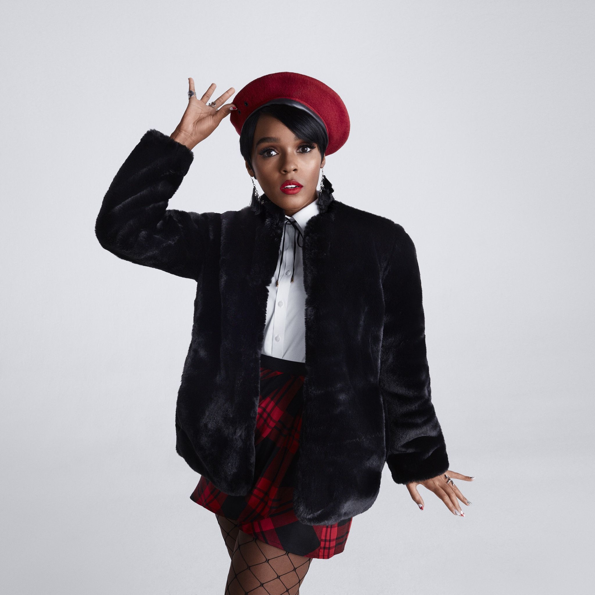 Janelle Monae creative wallpapers backgrounds, 2050x2050 HD Phone