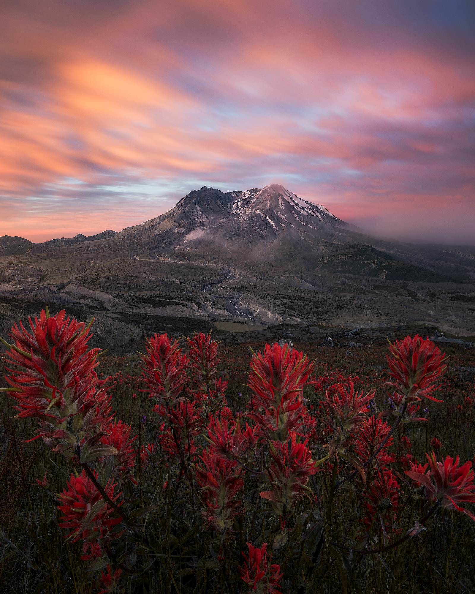 Mount St. Helens, Travels, Sunrise, Beautiful scenery, 1600x2000 HD Phone
