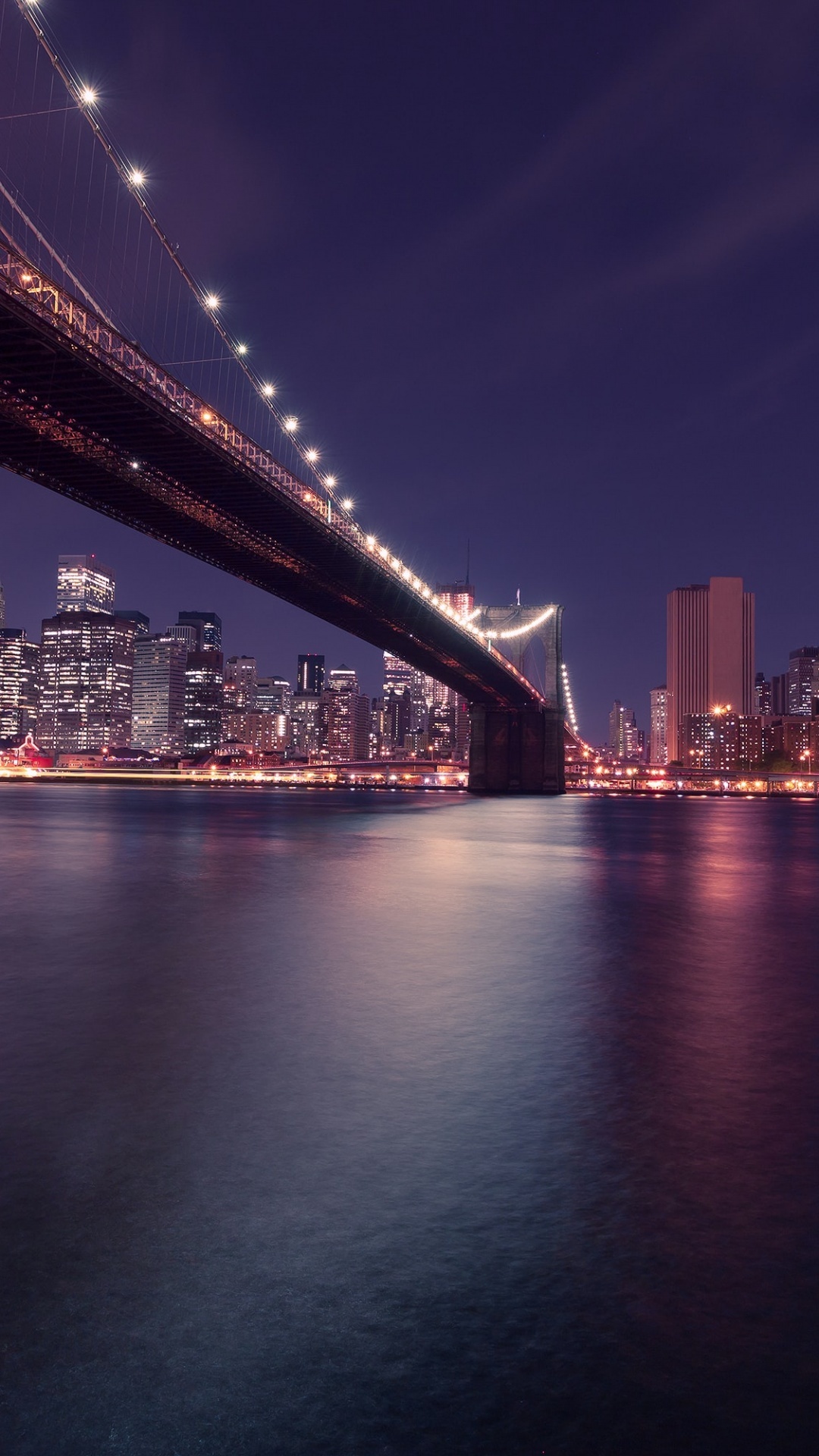 Brooklyn Bridge, 4K wallpaper, New York, Stunning views, 1080x1920 Full HD Phone