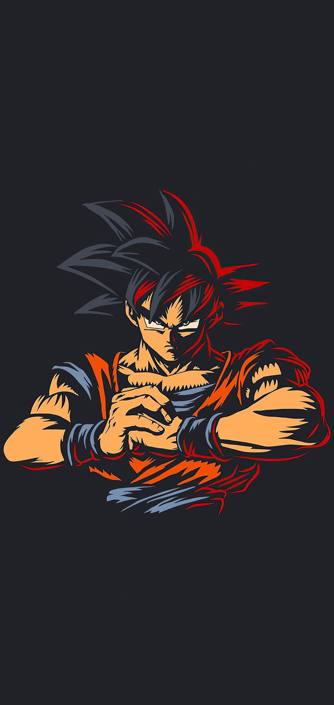 Goku: A boy with superhuman strength, The Earth's mightiest warrior, Anime characters, Dragon Ball. 1080x2280 HD Background.