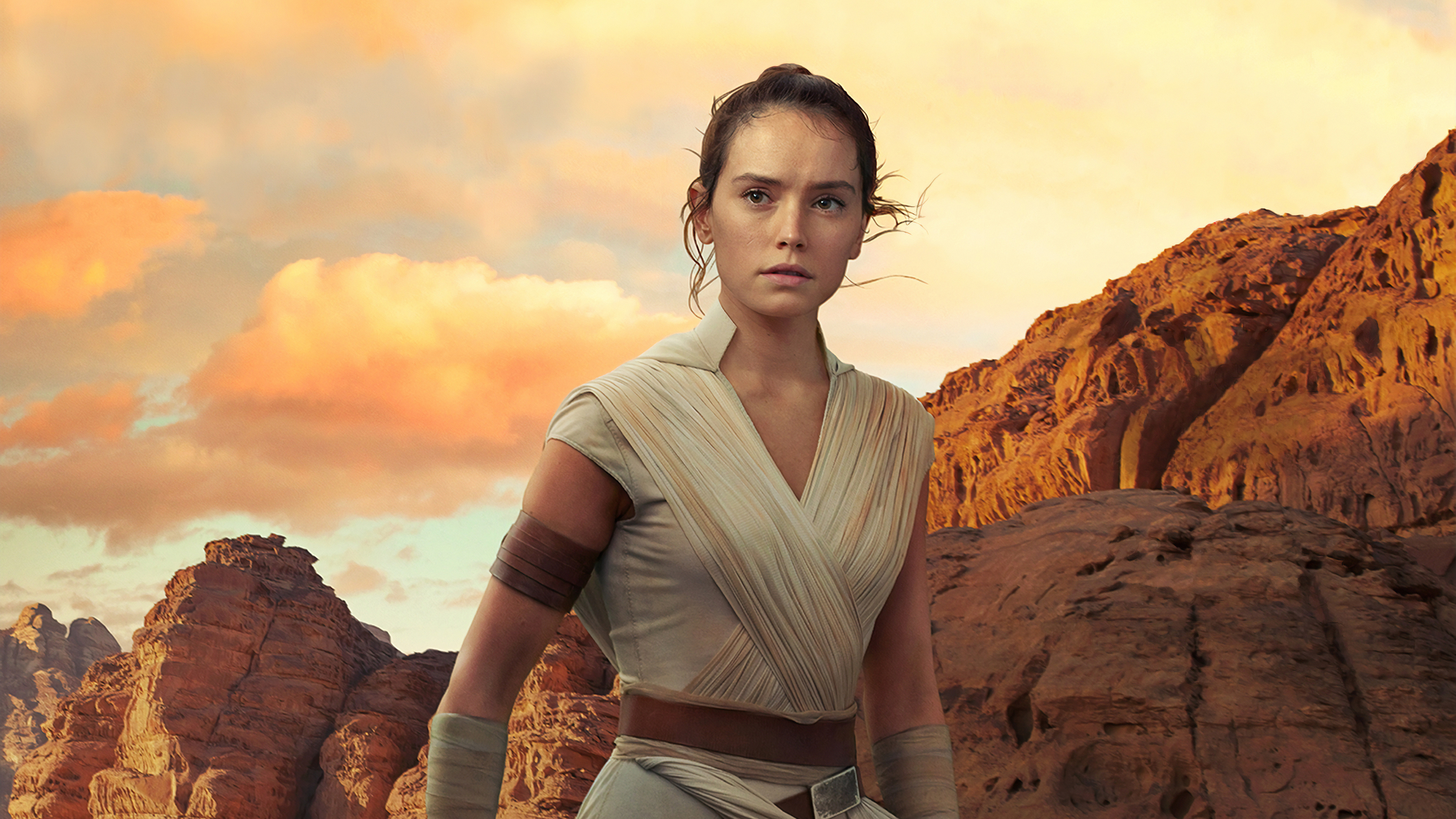 Rey, Daisy Ridley, Ultra HD, Background Image, 3840x2160 4K Desktop