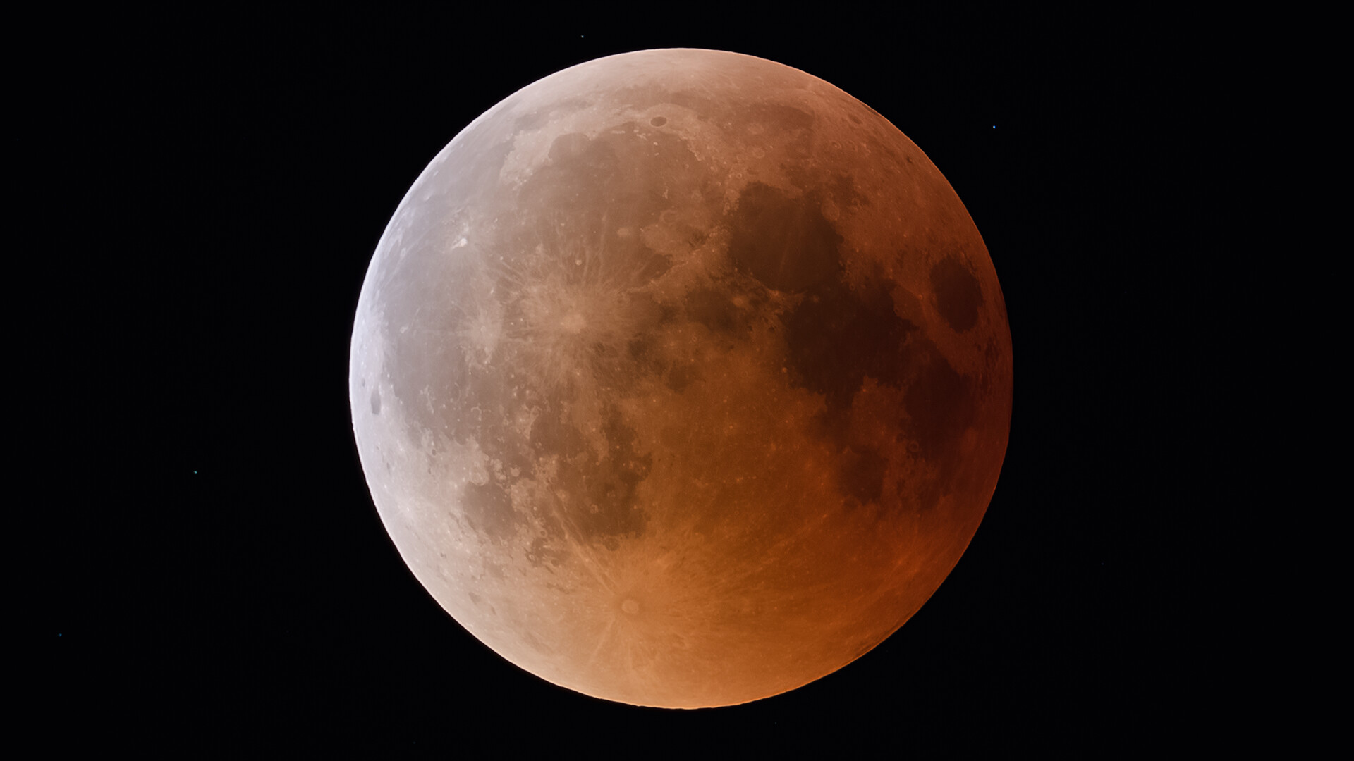Awe-inspiring lunar eclipse, Celestial phenomenon, Astronomical marvel, Night sky spectacle, 1920x1080 Full HD Desktop