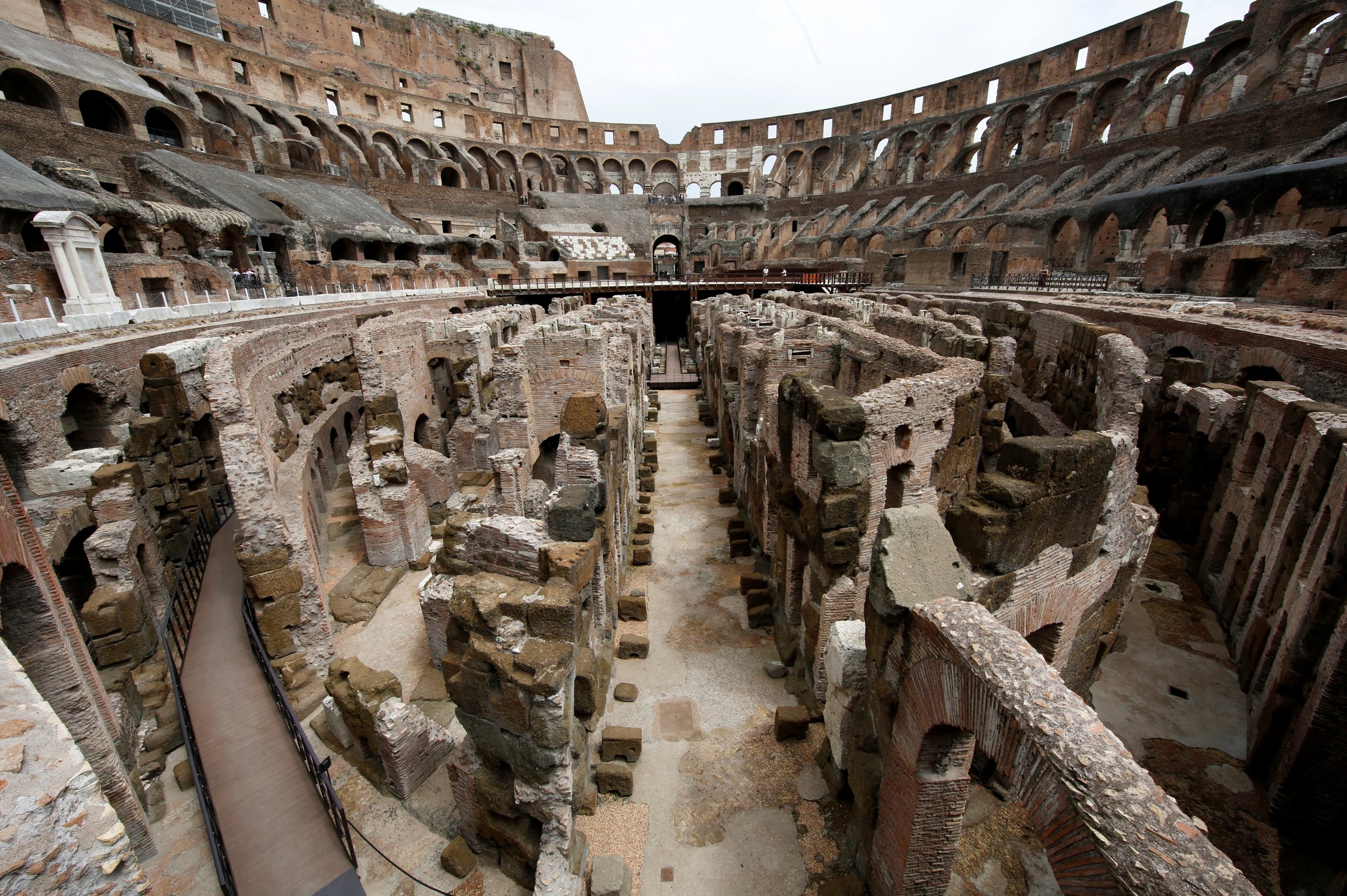 Colosseum tunnels, Roman history, Underground exploration, Ancient monument, 3000x2000 HD Desktop