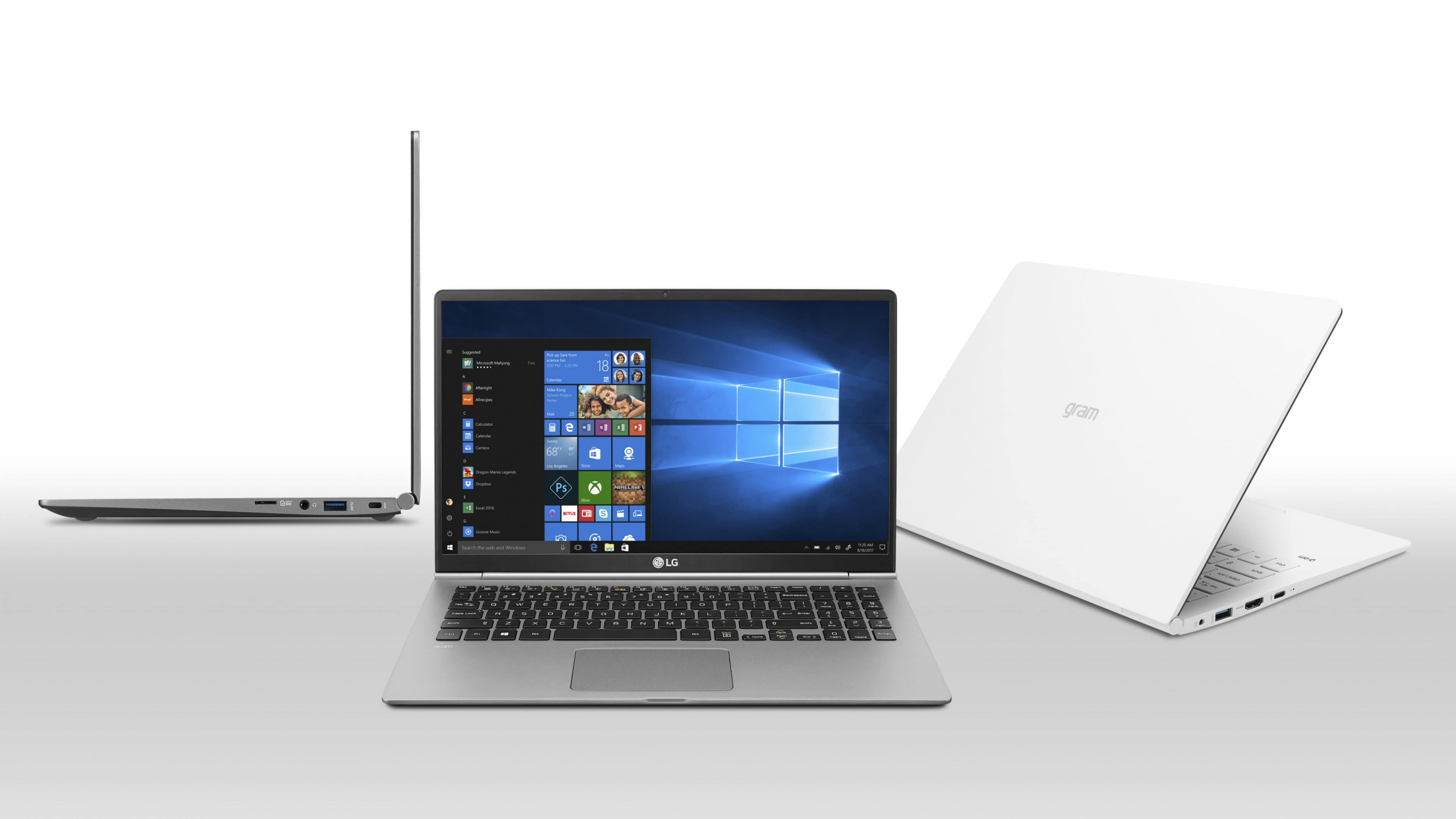 LG Gram laptop, UHD 4K, 3840x2160 4K Desktop