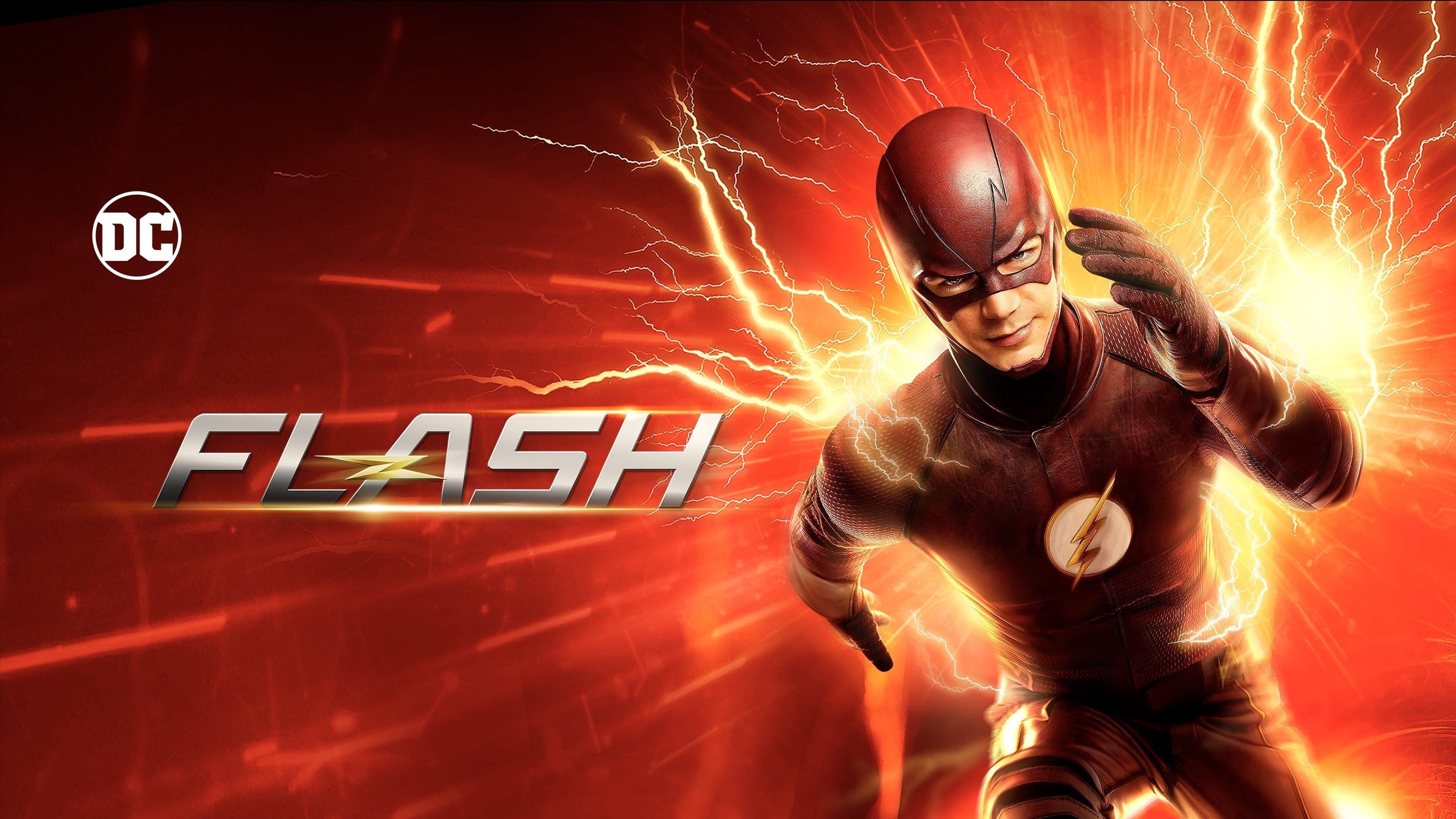 The Flash (Grant Gustin) standing tall, ready for action, 3840x2160 4K Desktop