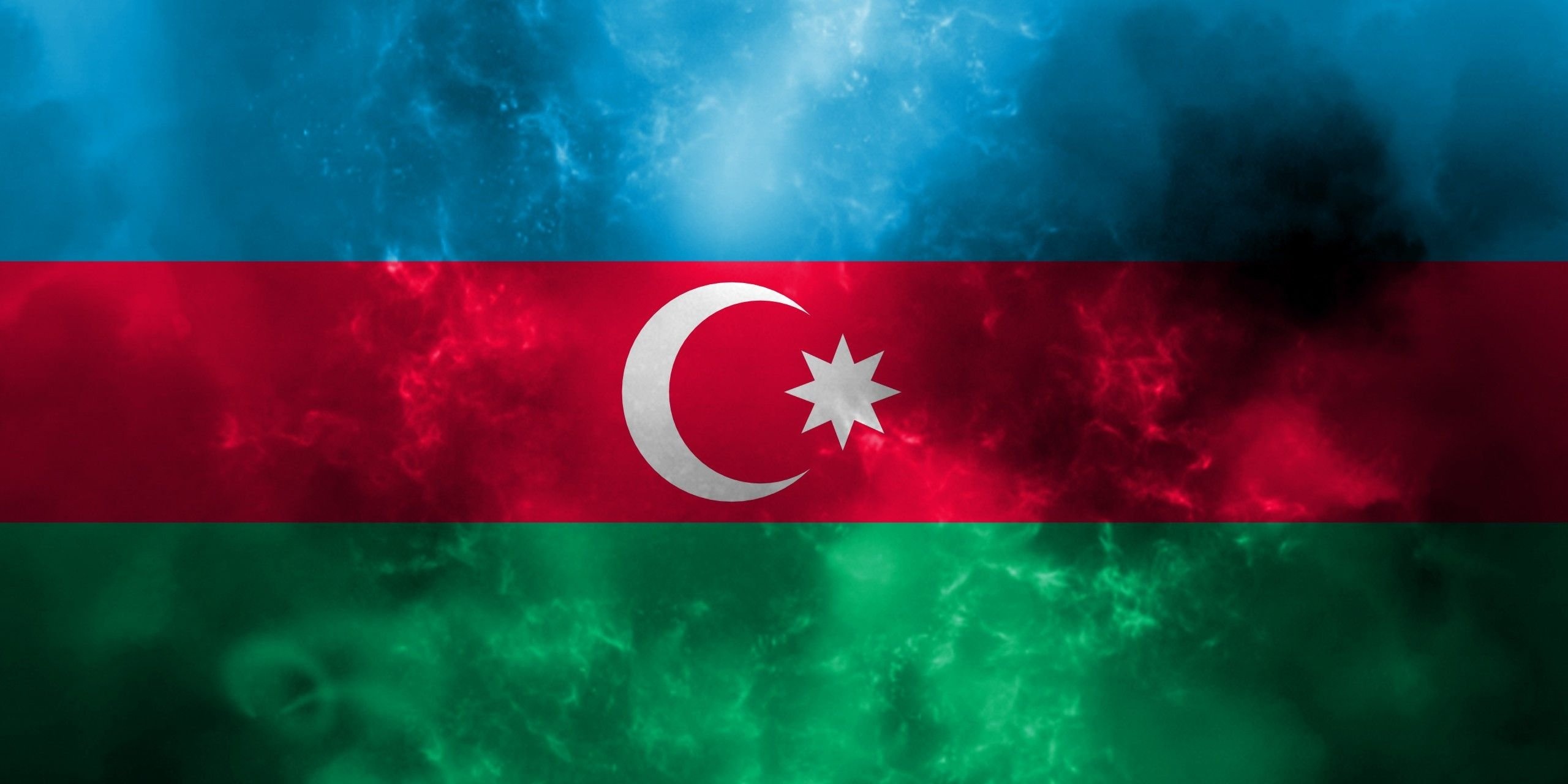 Azerbaijan: A secular nation with a majority-Turkic and majority-Shia Muslim population. 2560x1280 Dual Screen Wallpaper.