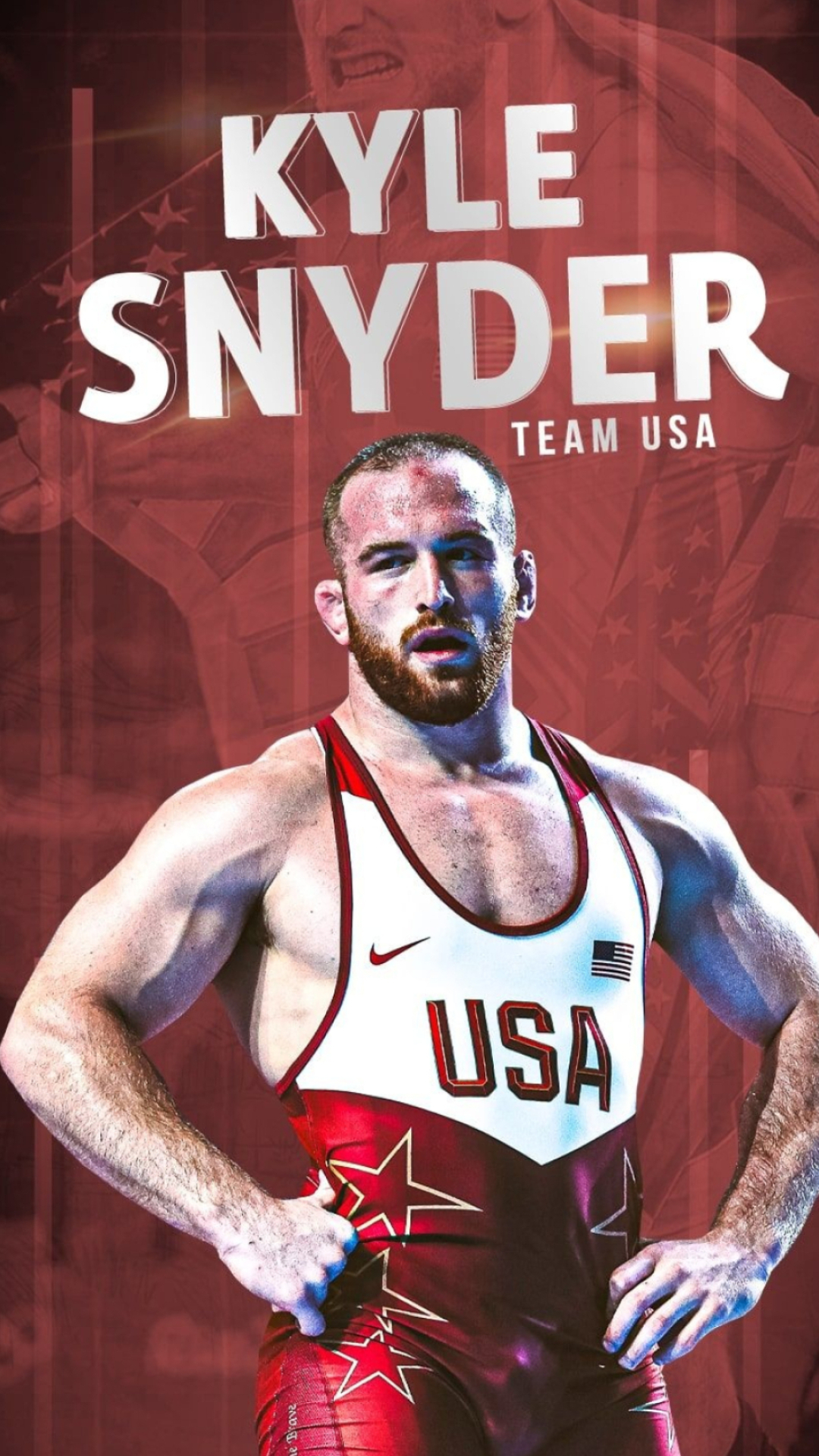 Wrestling: Kyle Frederick Snyder, An American freestyle wrestler, The youngest Olympic Gold medalist. 1080x1920 Full HD Background.