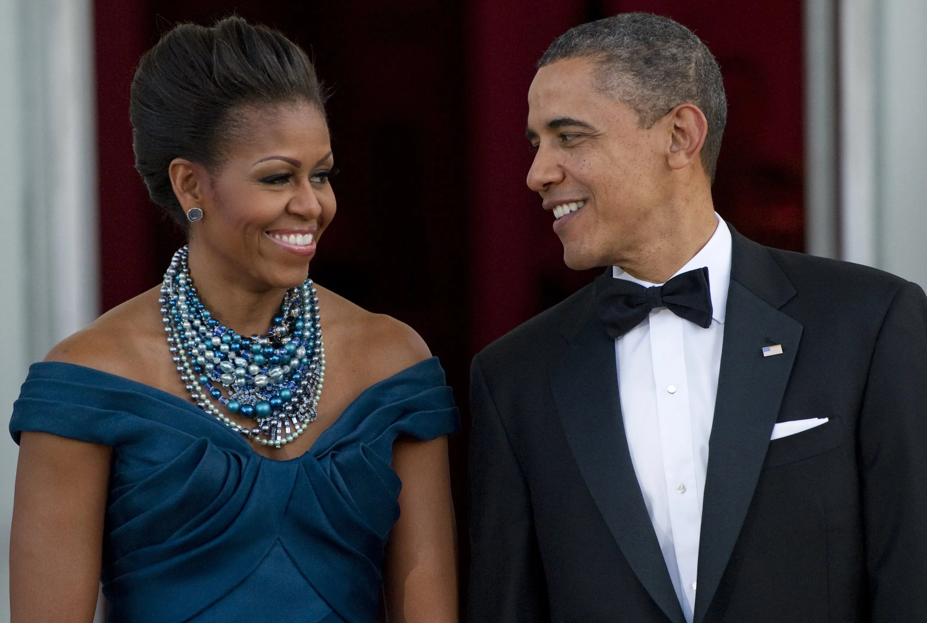 Barack and Michelle Obama, Celebrities, Michelle Obama speaks about Barack's tuxedo, 3140x2110 HD Desktop