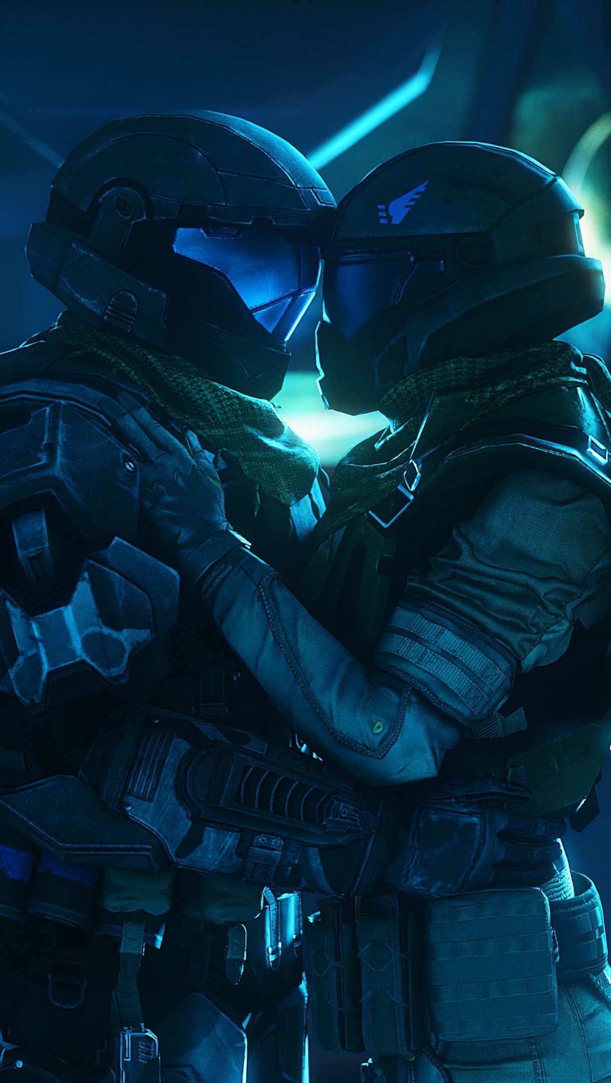 Halo: ODST, A 2009 first-person shooter game developed by Bungie and published by Microsoft Game Studios. 1220x2160 HD Background.