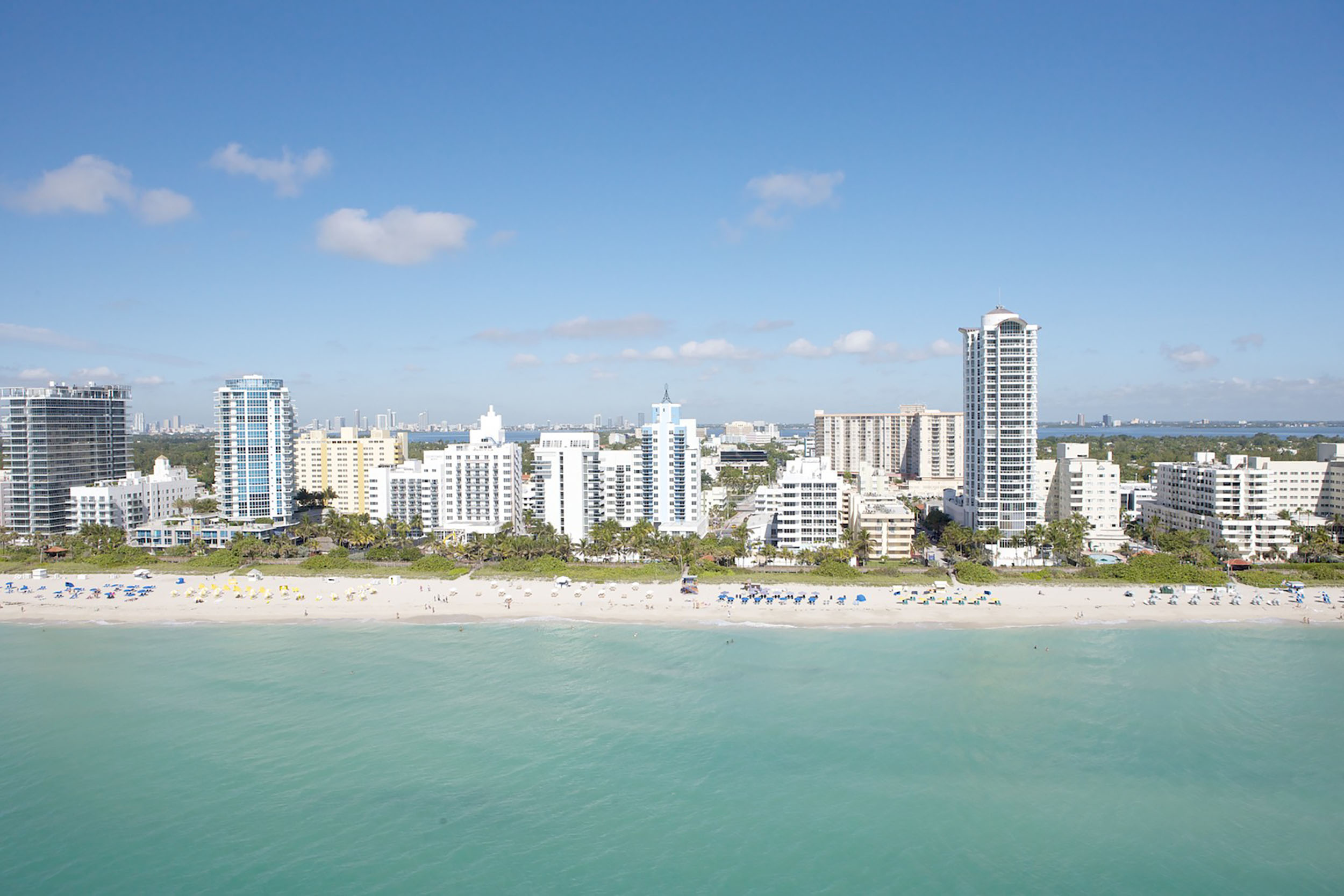 Miami Beach Skyline, Travels, Stunning views, Pexels stock, 2500x1670 HD Desktop