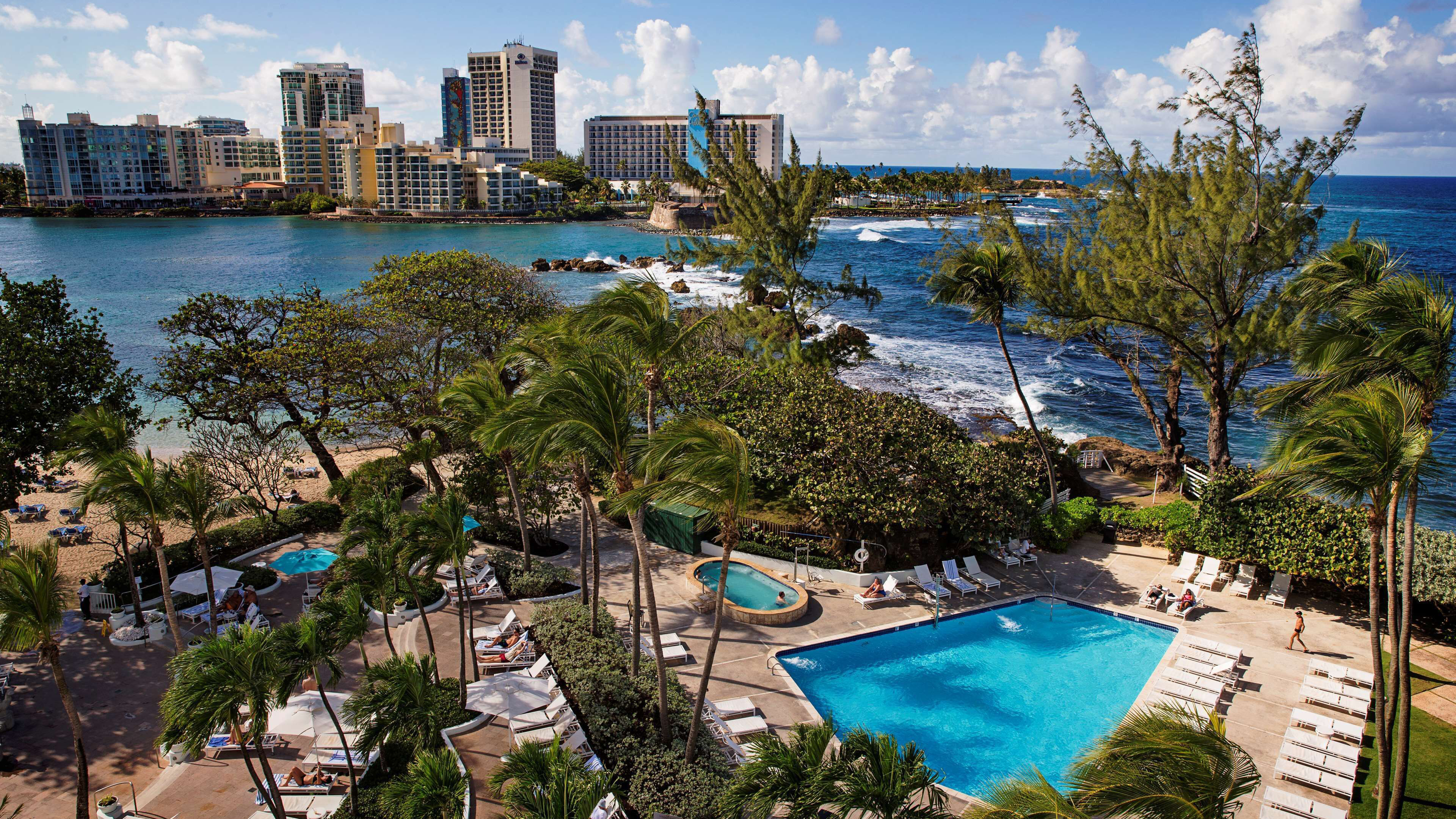 San Juan, Puerto Rico, Best all inclusive resorts, Book, 3840x2160 4K Desktop