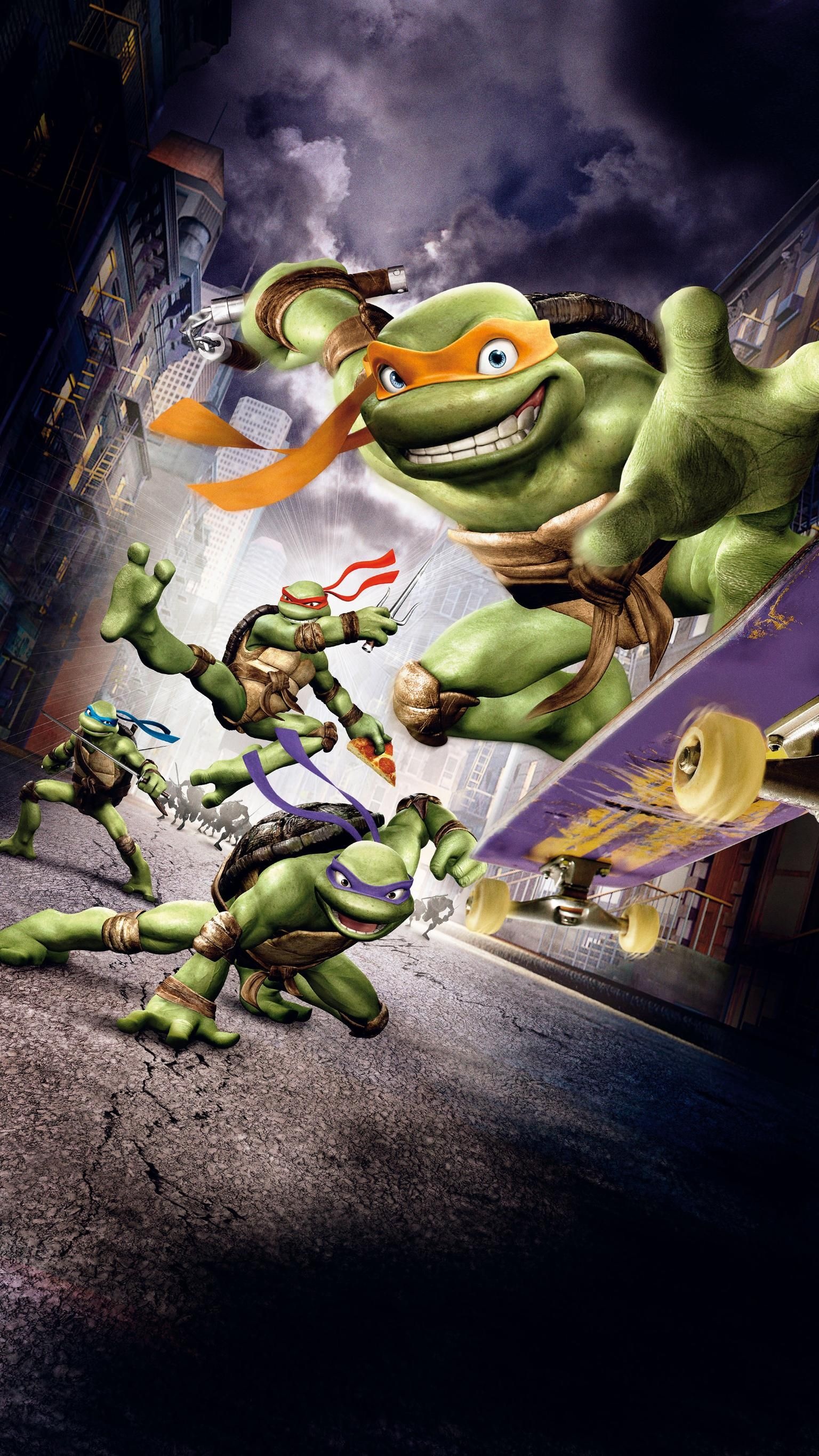 Mutant Ninja Turtles, Phone wallpaper, TMNT 2007, Ninja turtle artwork, 1540x2740 HD Phone