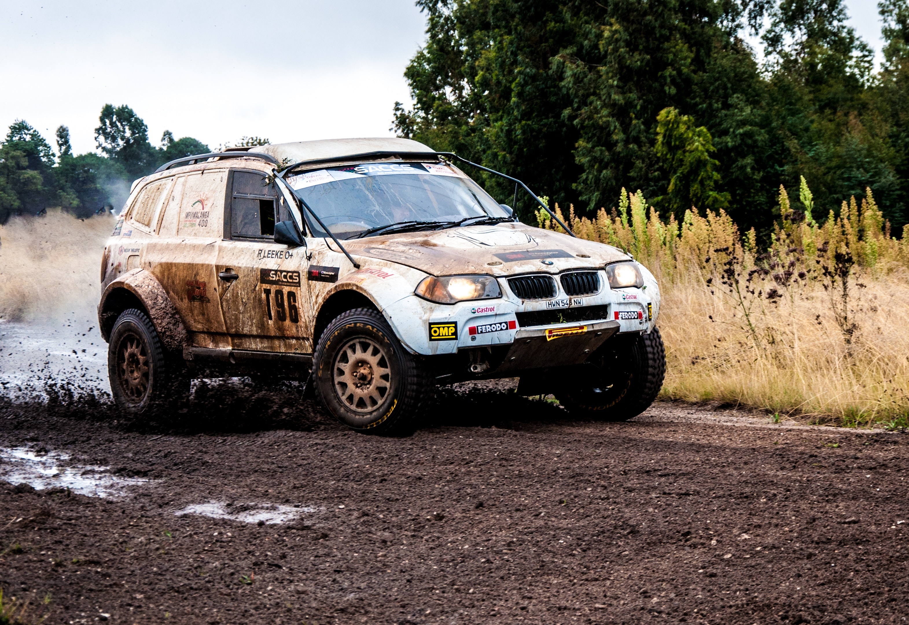 Rally Raid: Sport Utility Vehicle, Off-Road Racing, Mud On The Road, BMW, Automotive Design, SACCS. 3150x2160 HD Wallpaper.