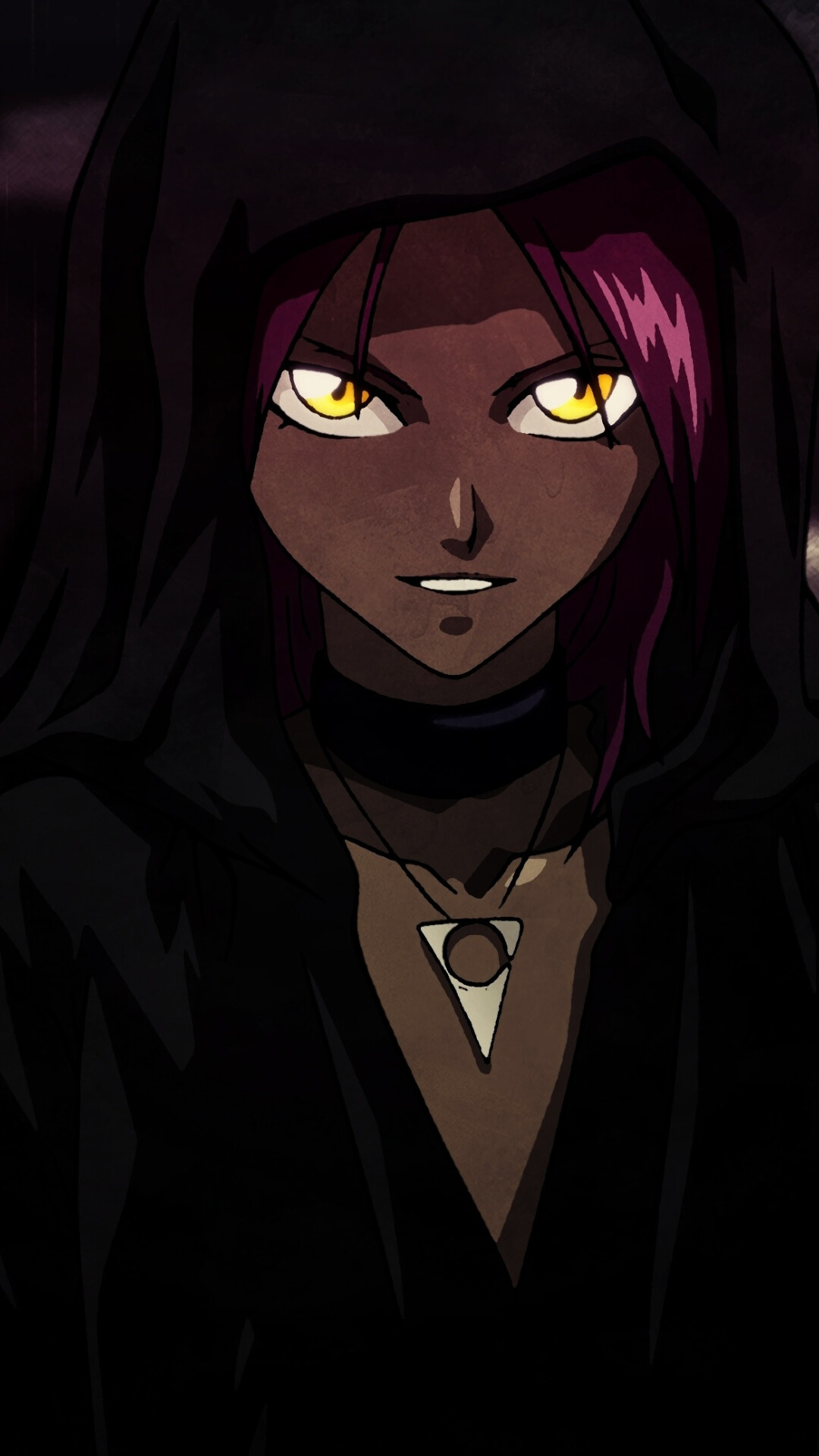 Bleach: Yoruichi Shihoin, the former captain of the 2nd Division of the Gotei 13. 1080x1920 Full HD Wallpaper.