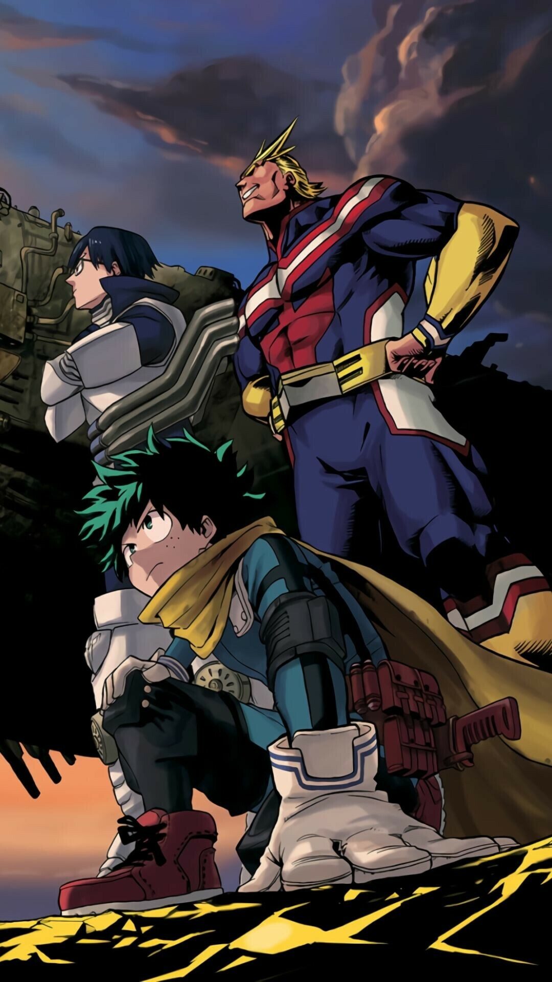 My Hero Academia: A world where most people have superpowers, Manga. 1080x1920 Full HD Wallpaper.