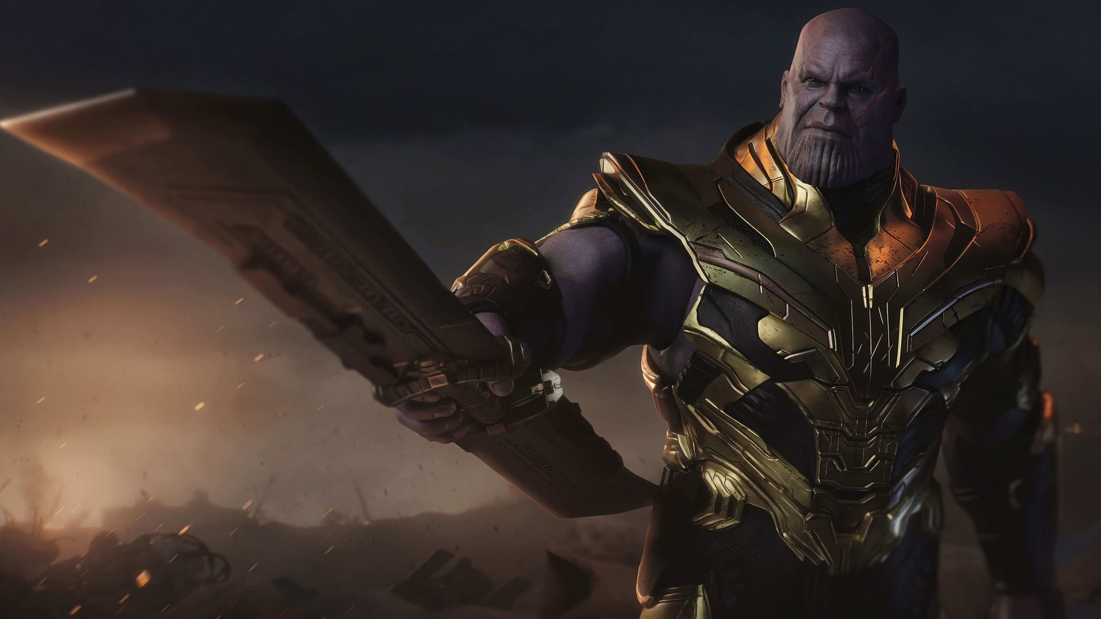 Thanos, 4K HD wallpapers, Marvel superheroes, Epic imagery, 3840x2160 4K Desktop