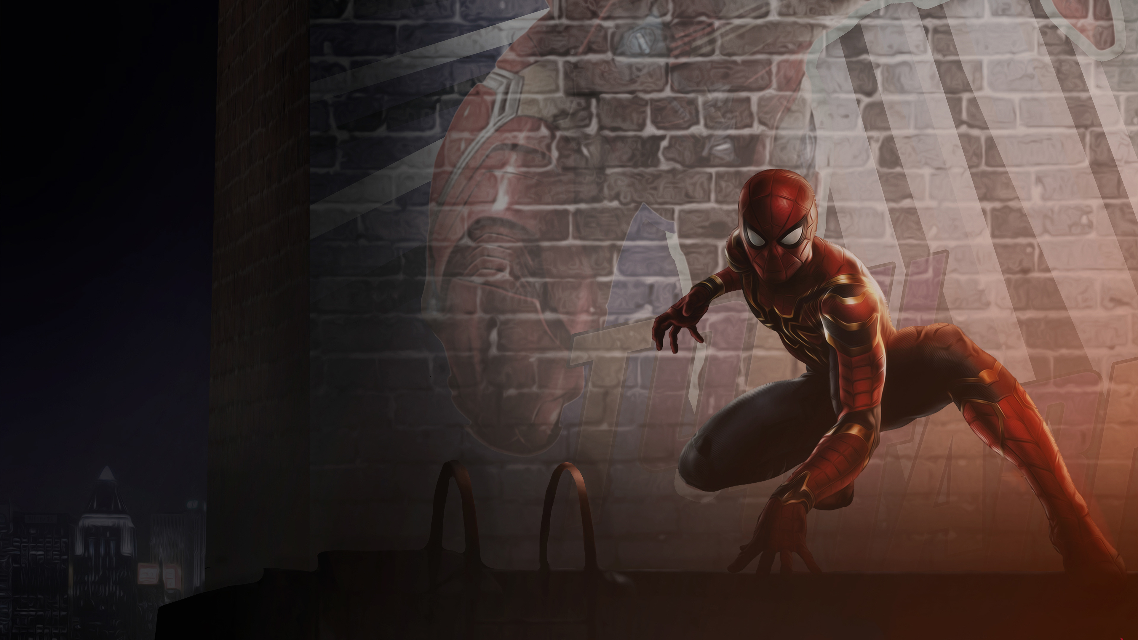 Spider-Man, Far from Home, 2019 movie, HD images, 3840x2160 4K Desktop