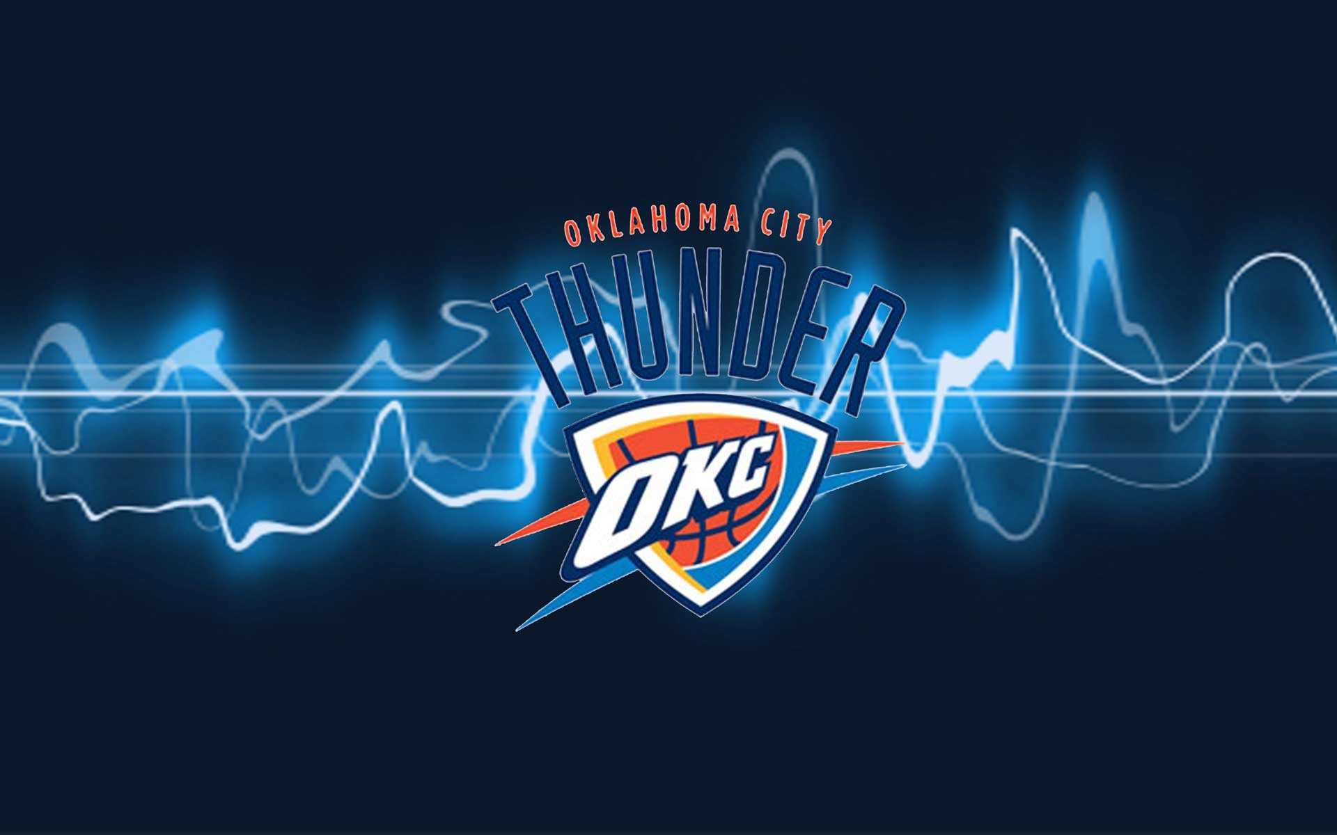 Oklahoma City Thunder, Thunder logo, Sports team, Sports wallpapers, 1920x1200 HD Desktop