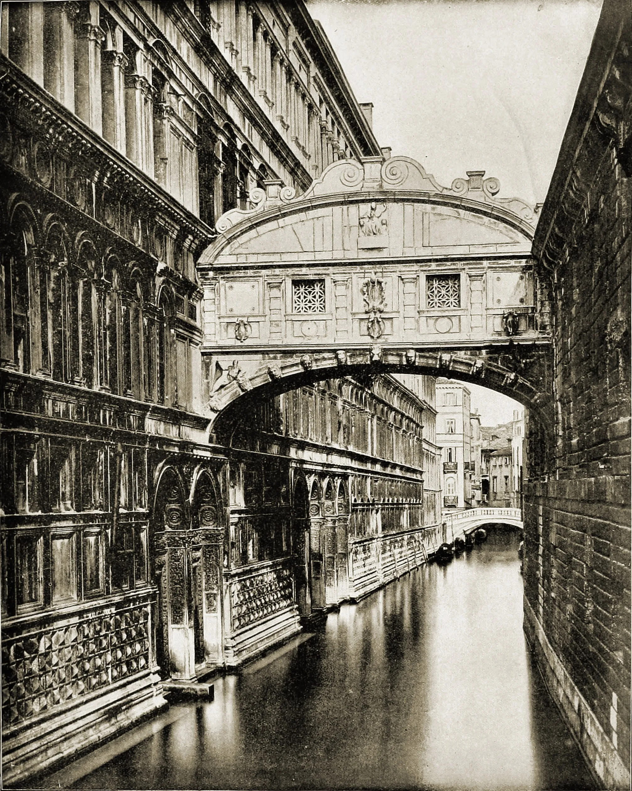 Vintage-Bild der Seufzerbrücke in Venedig, 2020x2520 HD Handy