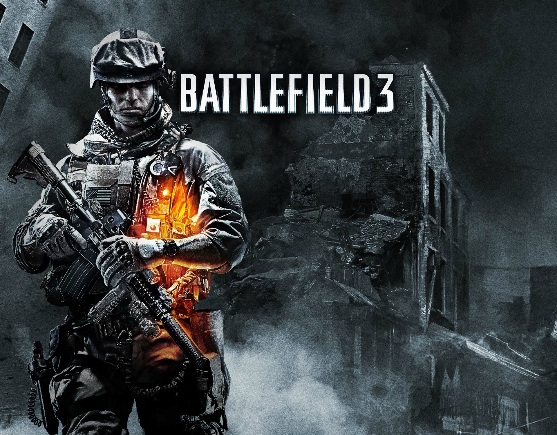 Battlefield 3: The maps cover urban streets, metropolitan downtown areas, and open landscapes suited to vehicle combat. 1920x1500 HD Wallpaper.