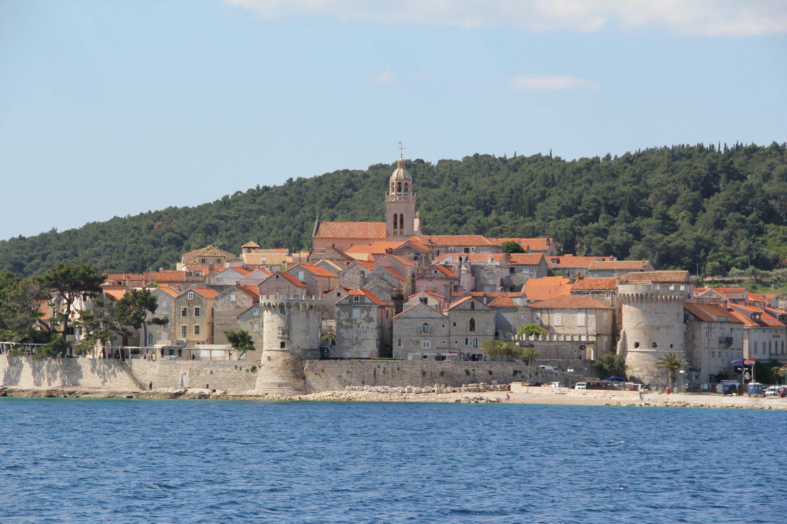 Korcula, Croatian island, Beautiful beaches, Adriatic sea, 2560x1710 HD Desktop