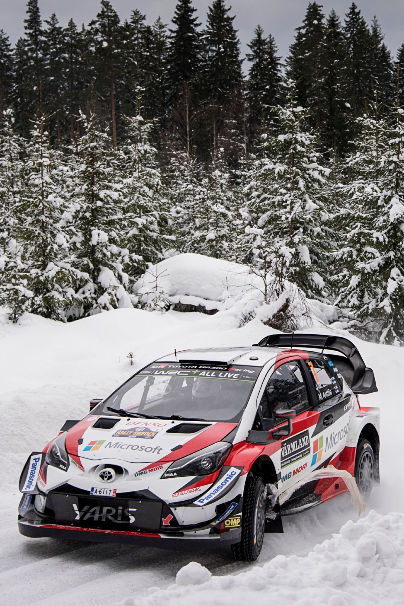 Toyota Yaris, WRC wallpapers, Rally-inspired design, High-speed excitement, 1340x2010 HD Phone