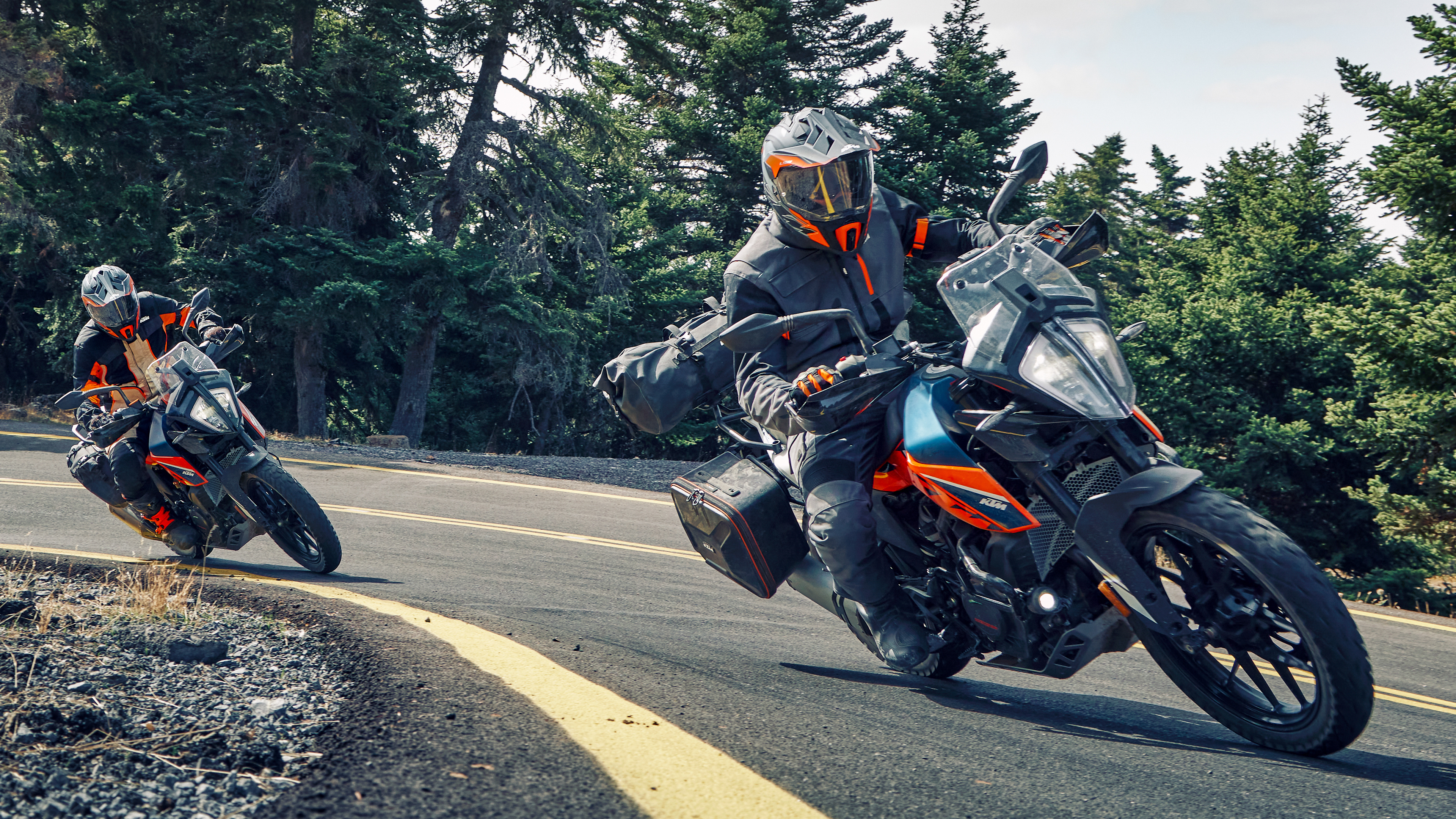 KTM 390 Adventure, Trail riding, Dual-purpose motorcycle, Photogenic beauty, 3840x2160 4K Desktop