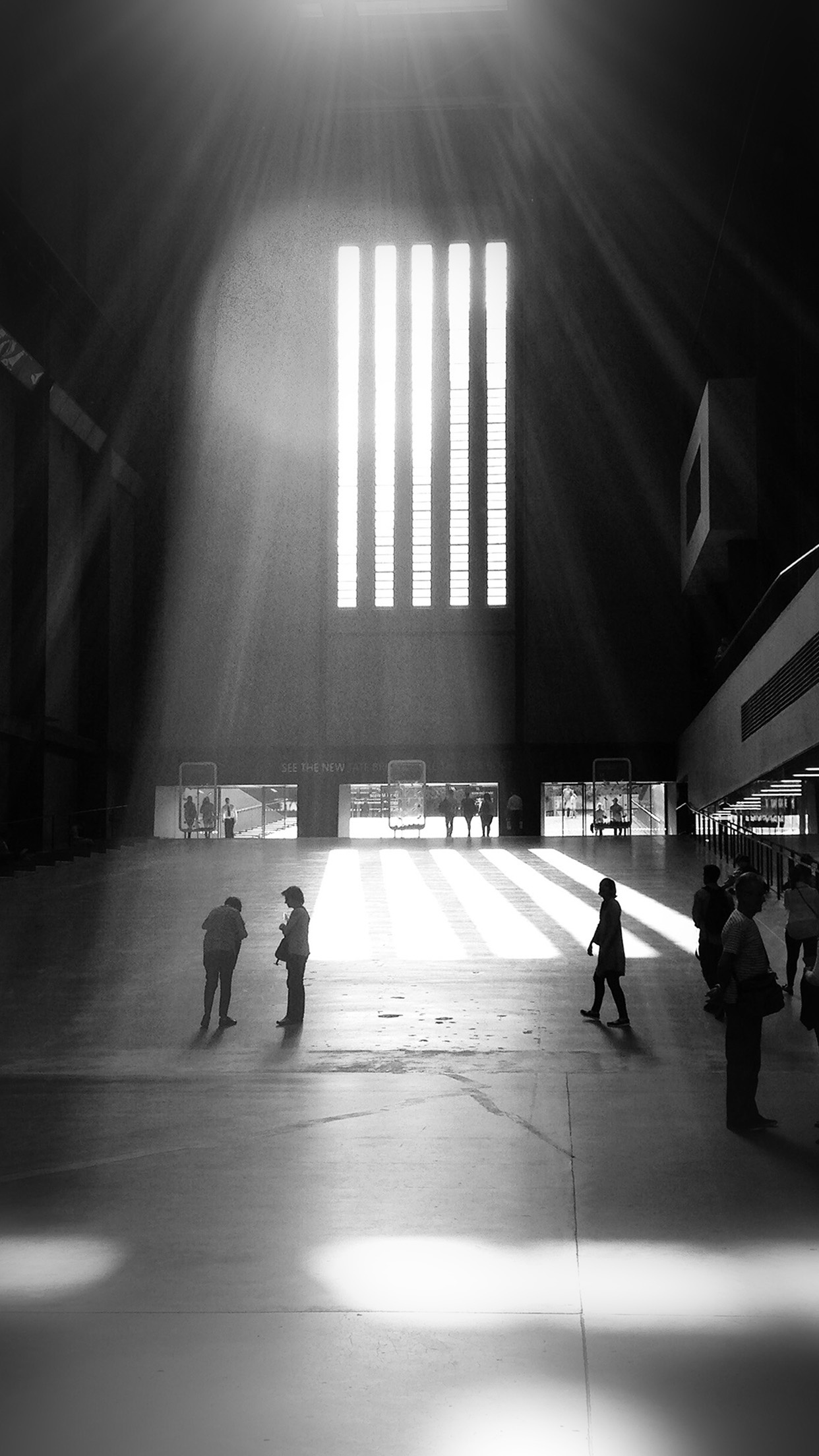Tate Modern, Dark city, Museum, London, 1250x2210 HD Phone