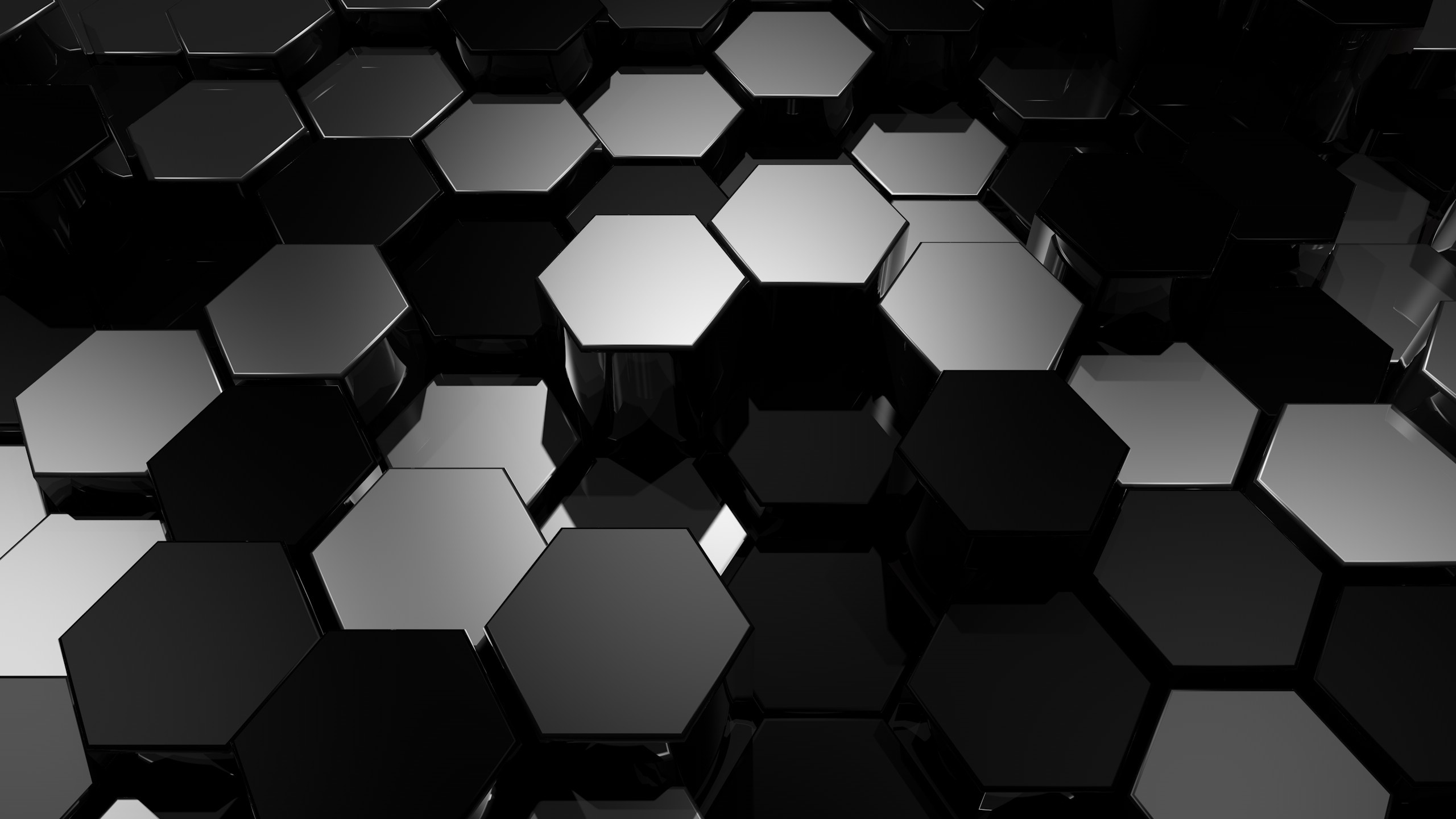 Hexagon pattern, Wallpaper collection, Geometric shapes, 2560x1440 HD Desktop